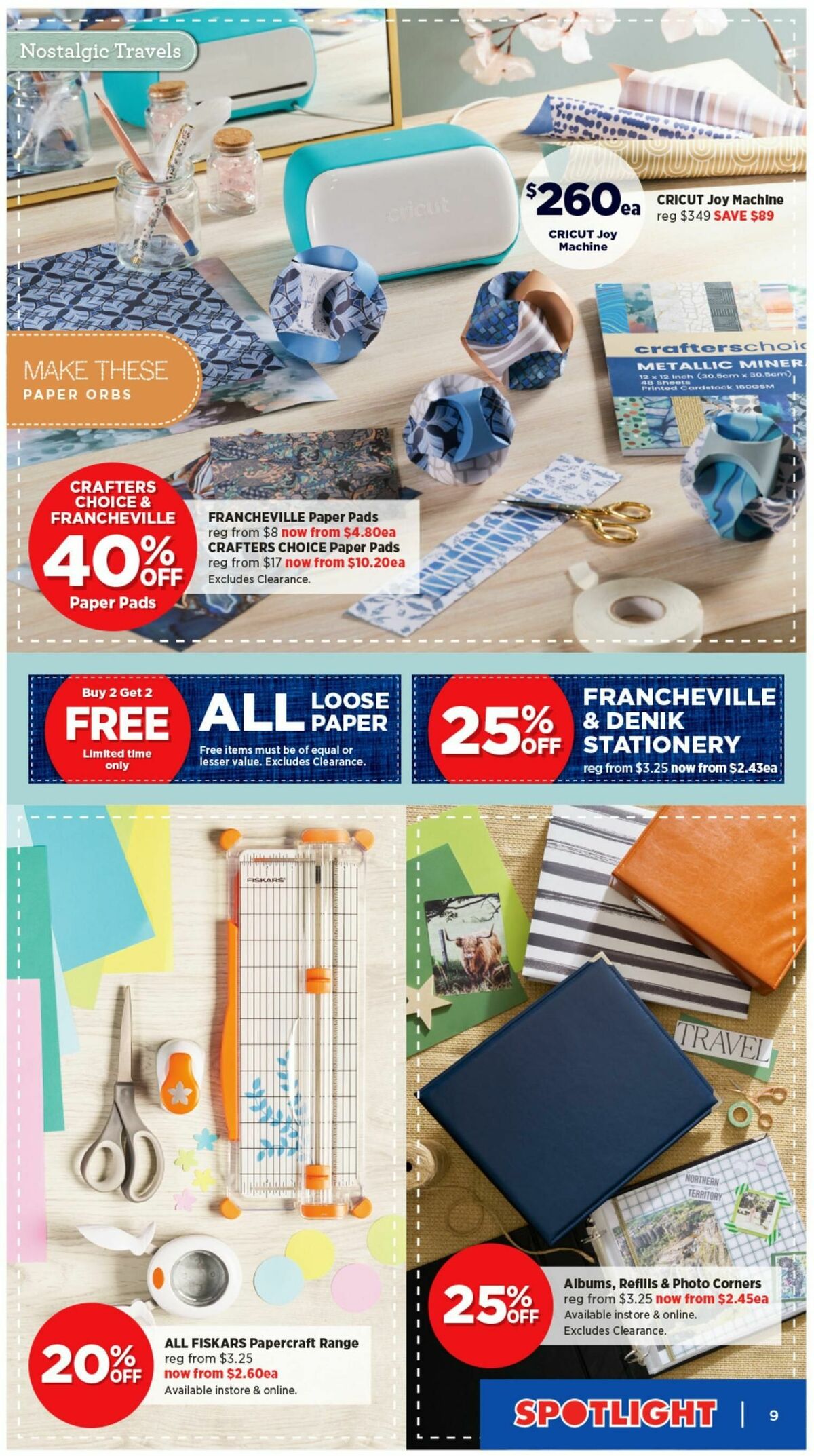 Spotlight VIP Creative Catalogues from 17 August