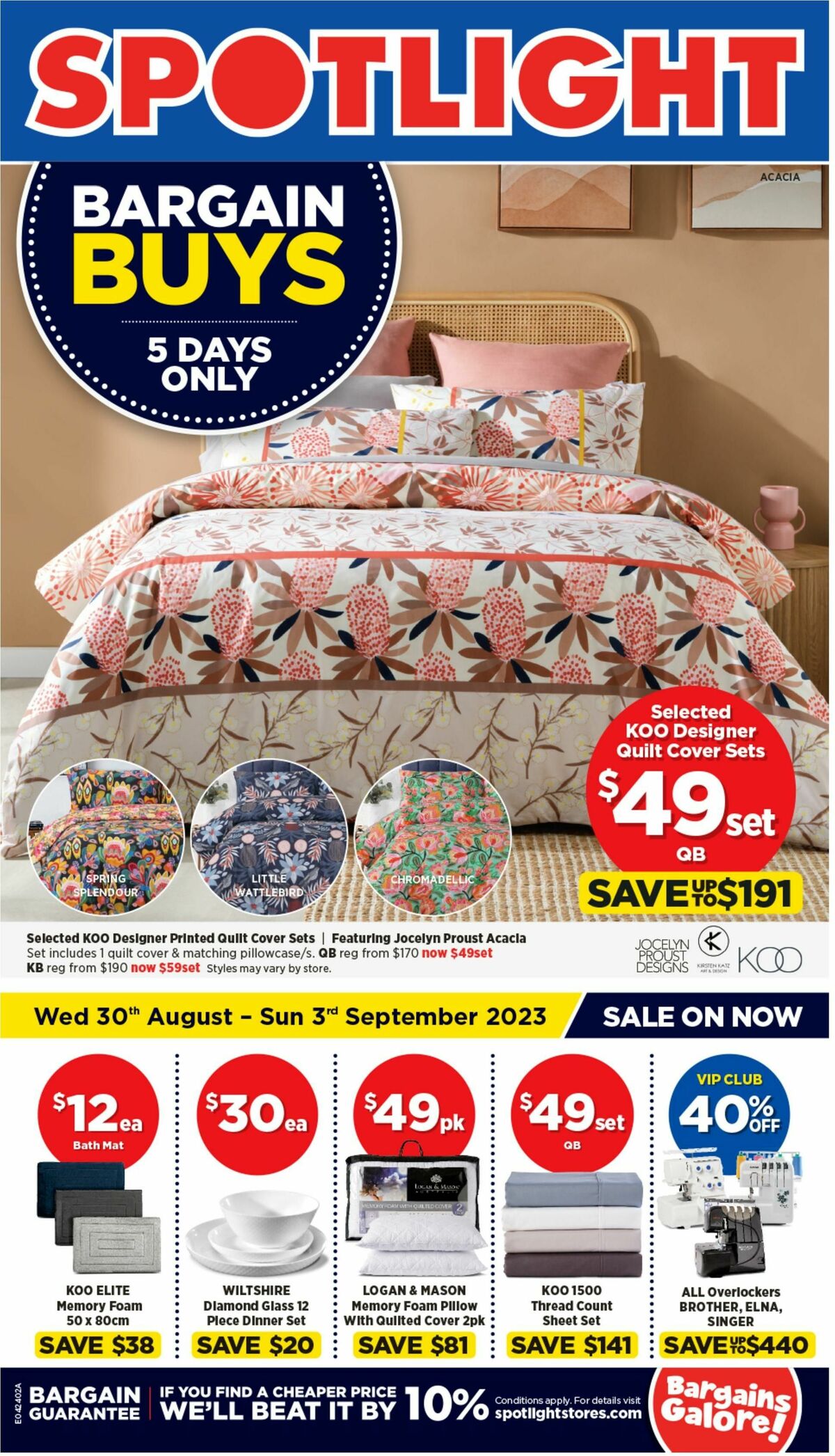 Spotlight Catalogues from 30 August