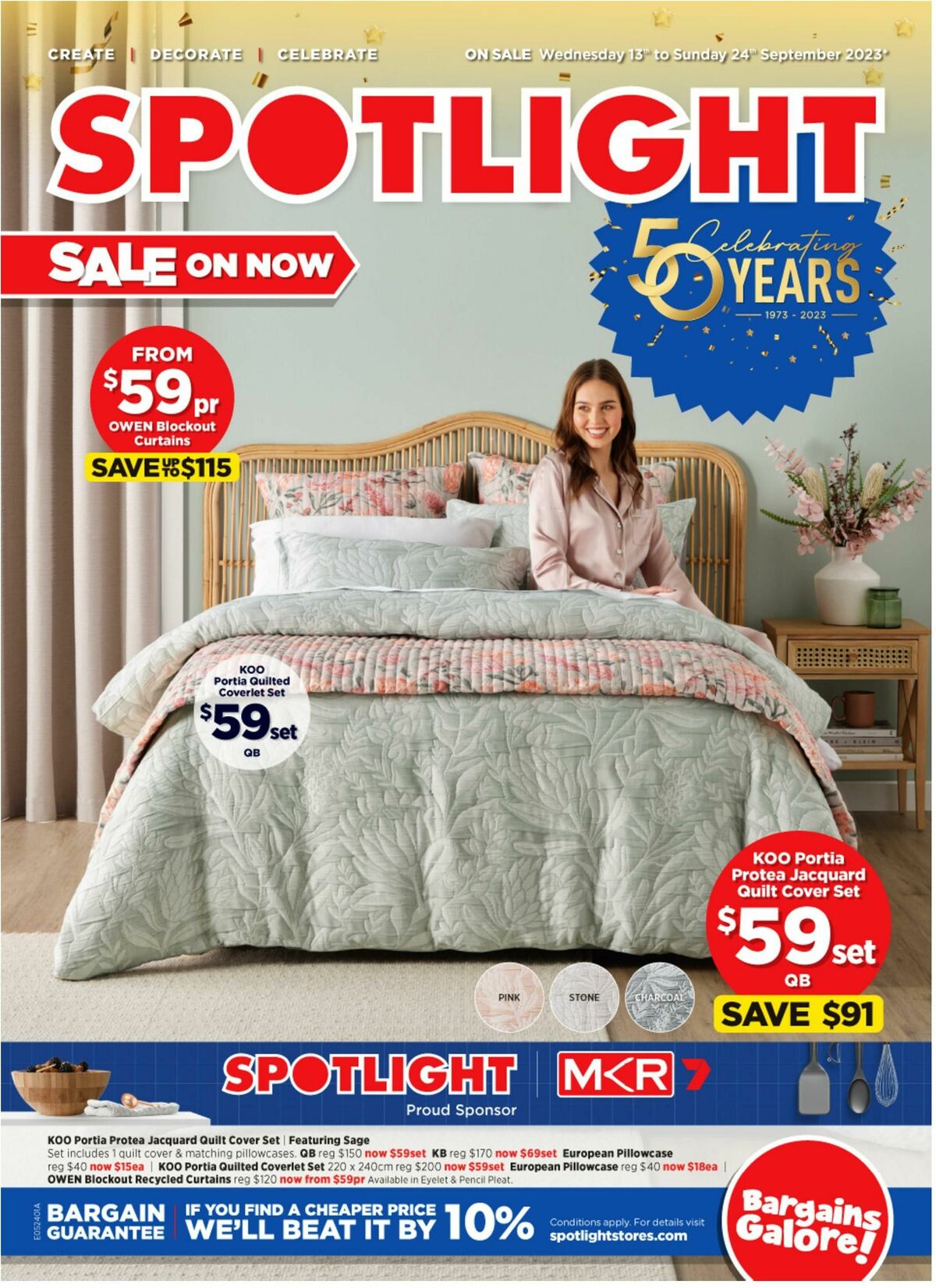 Spotlight Catalogues from 13 September