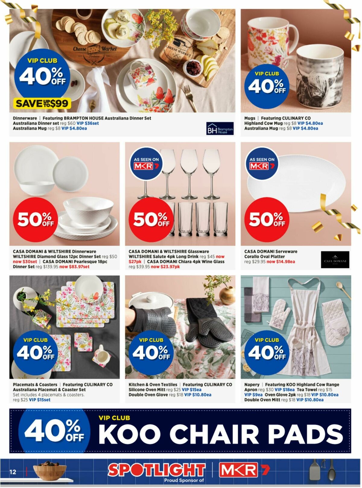 Spotlight Catalogues from 13 September