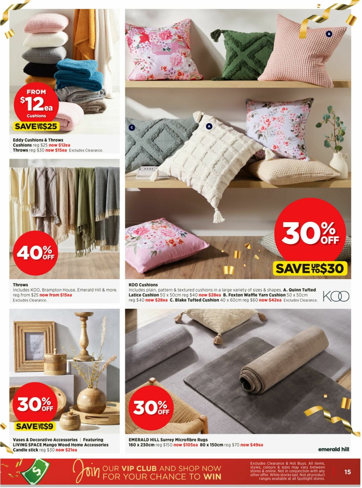 Spotlight Catalogues from 13 September