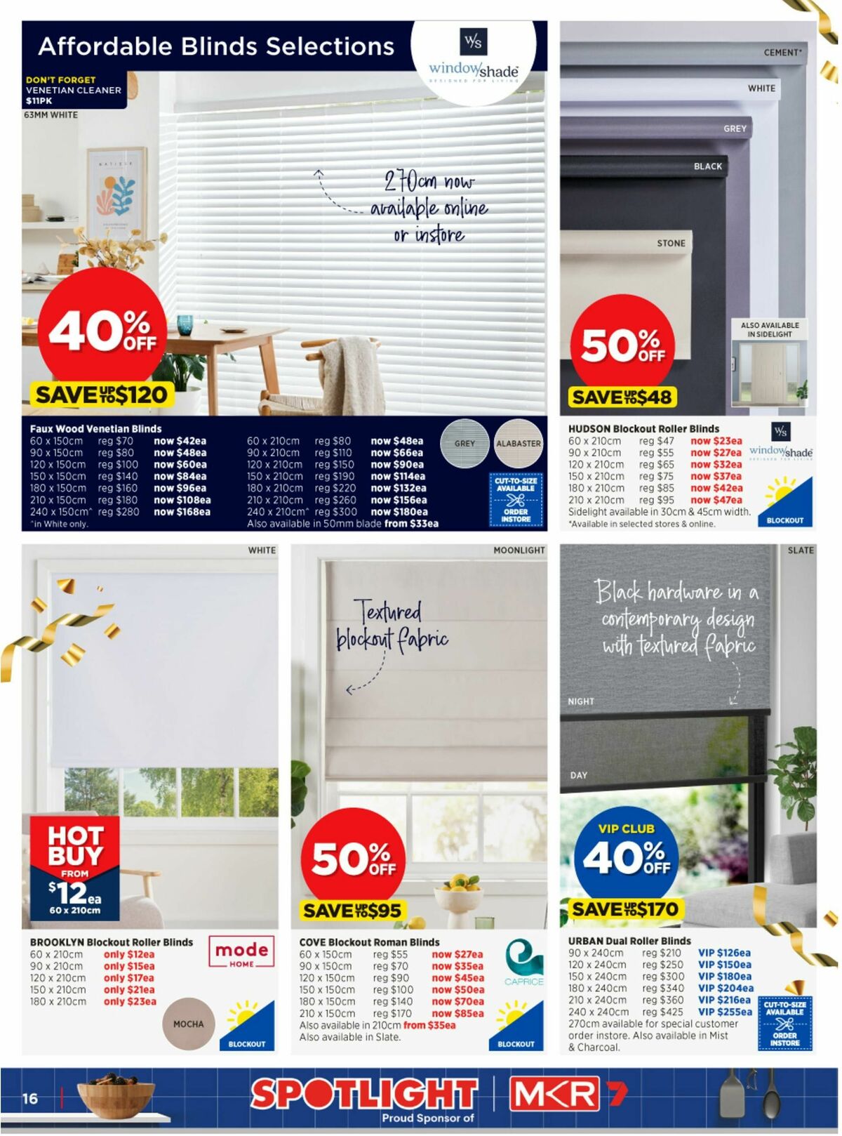 Spotlight Catalogues from 13 September