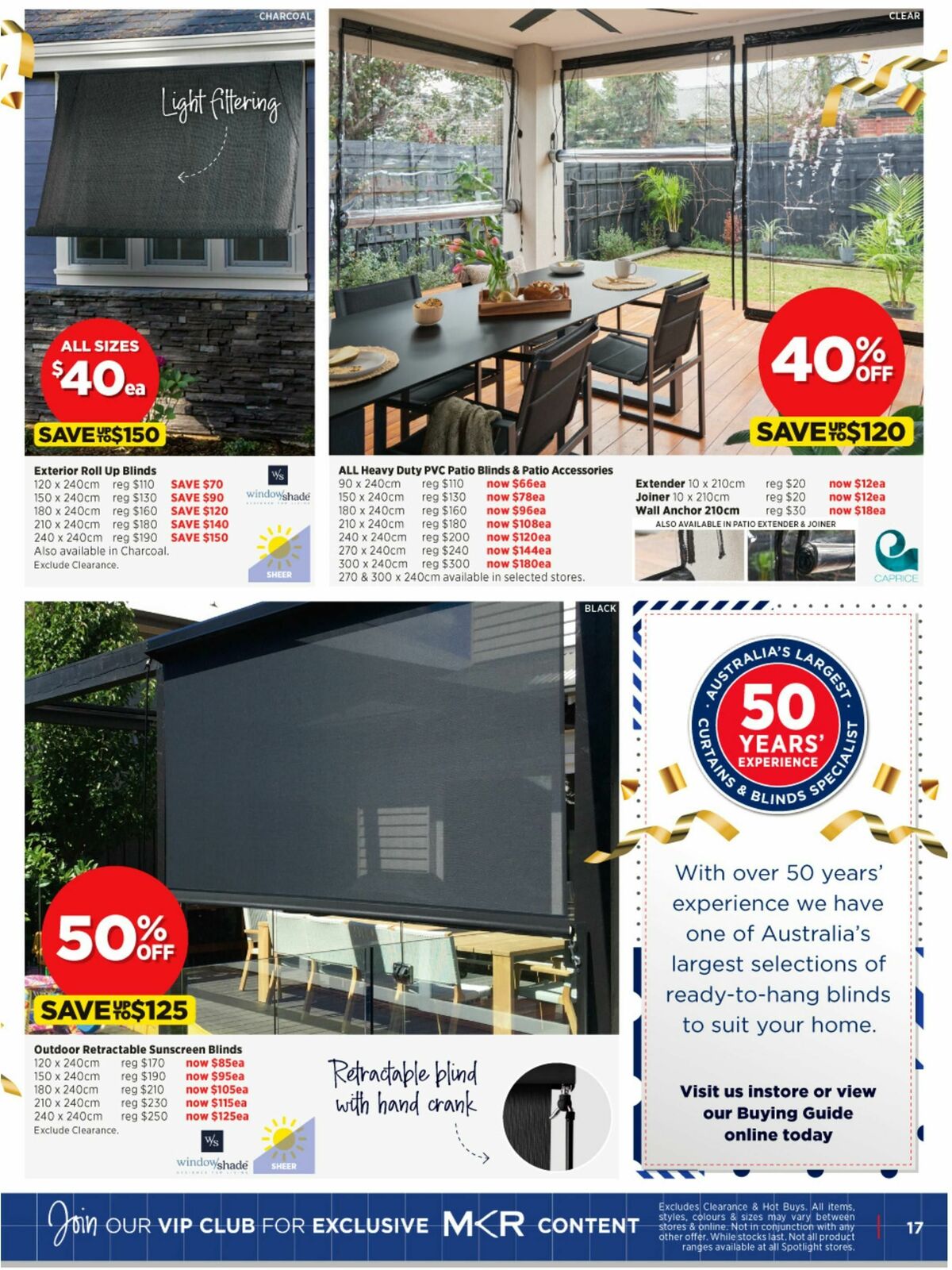 Spotlight Catalogues from 13 September