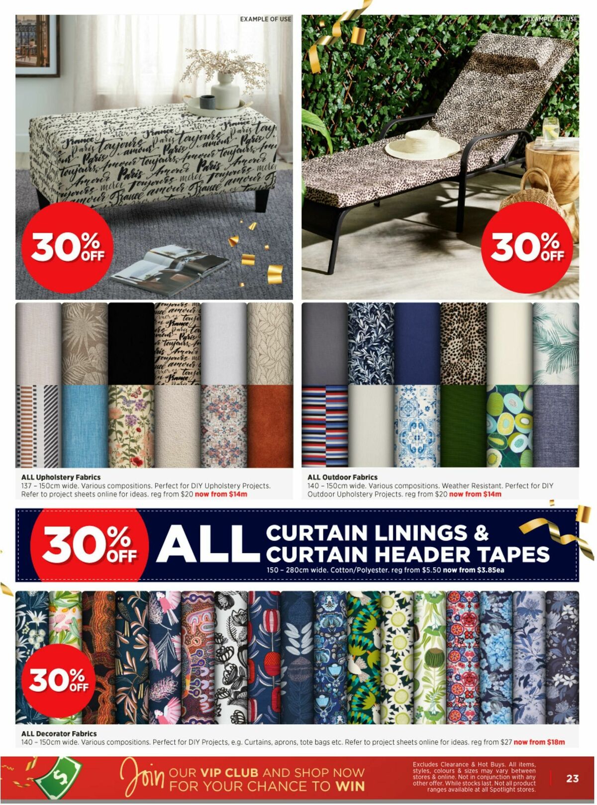 Spotlight Catalogues from 13 September