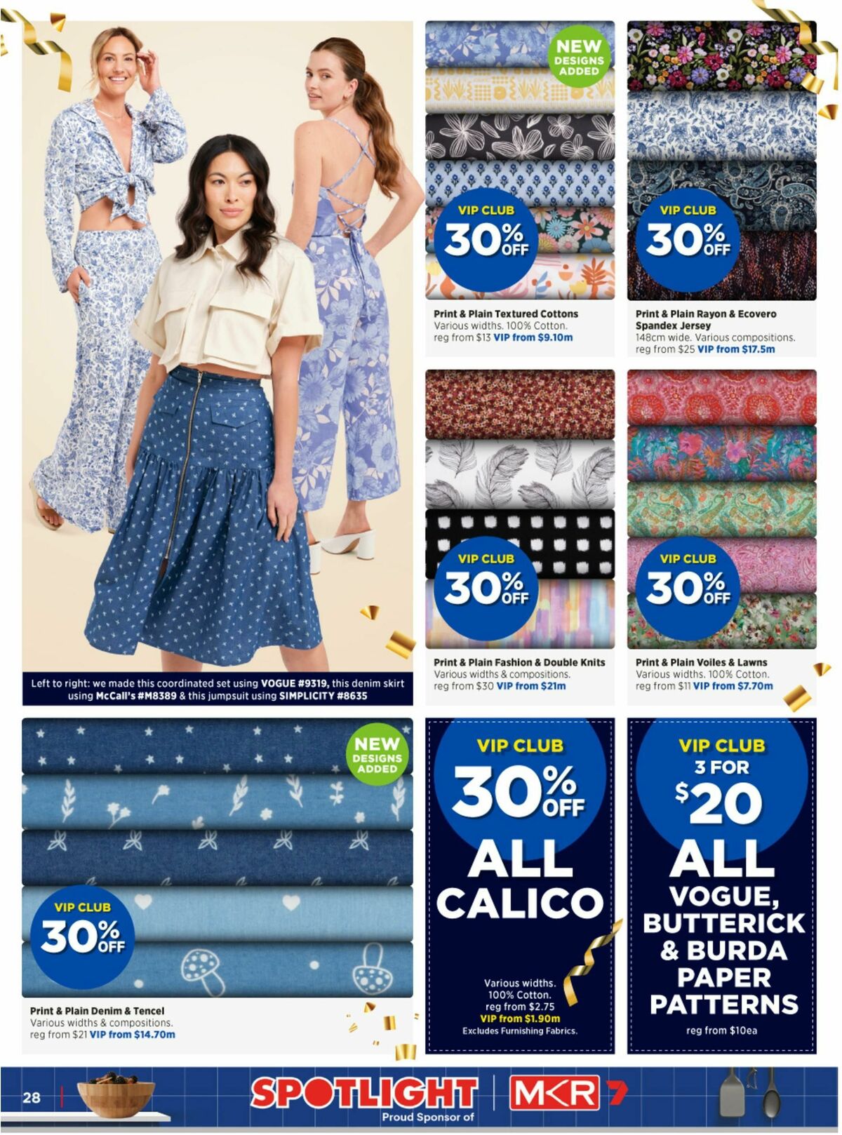 Spotlight Catalogues from 13 September