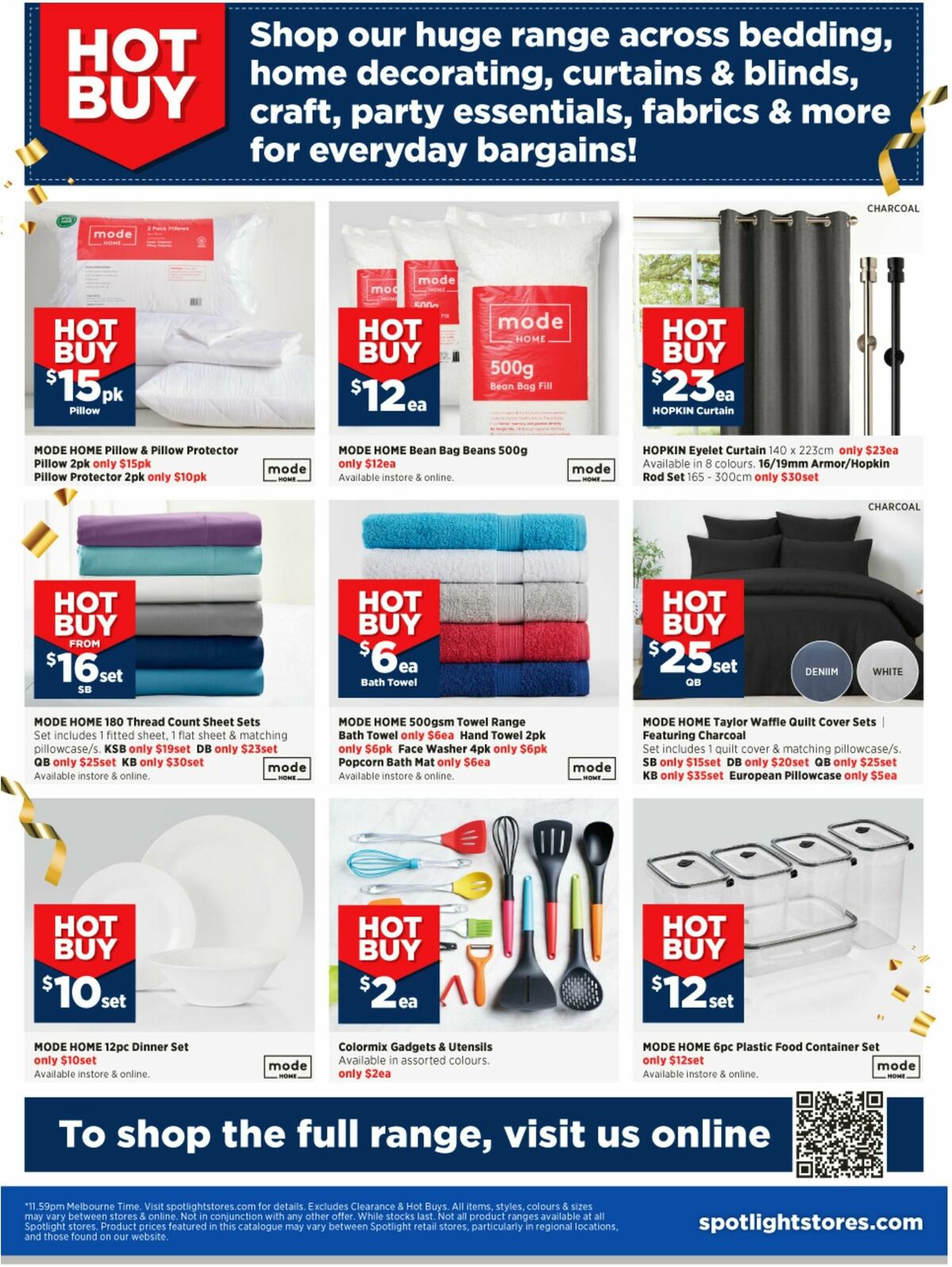 Spotlight Catalogues from 13 September