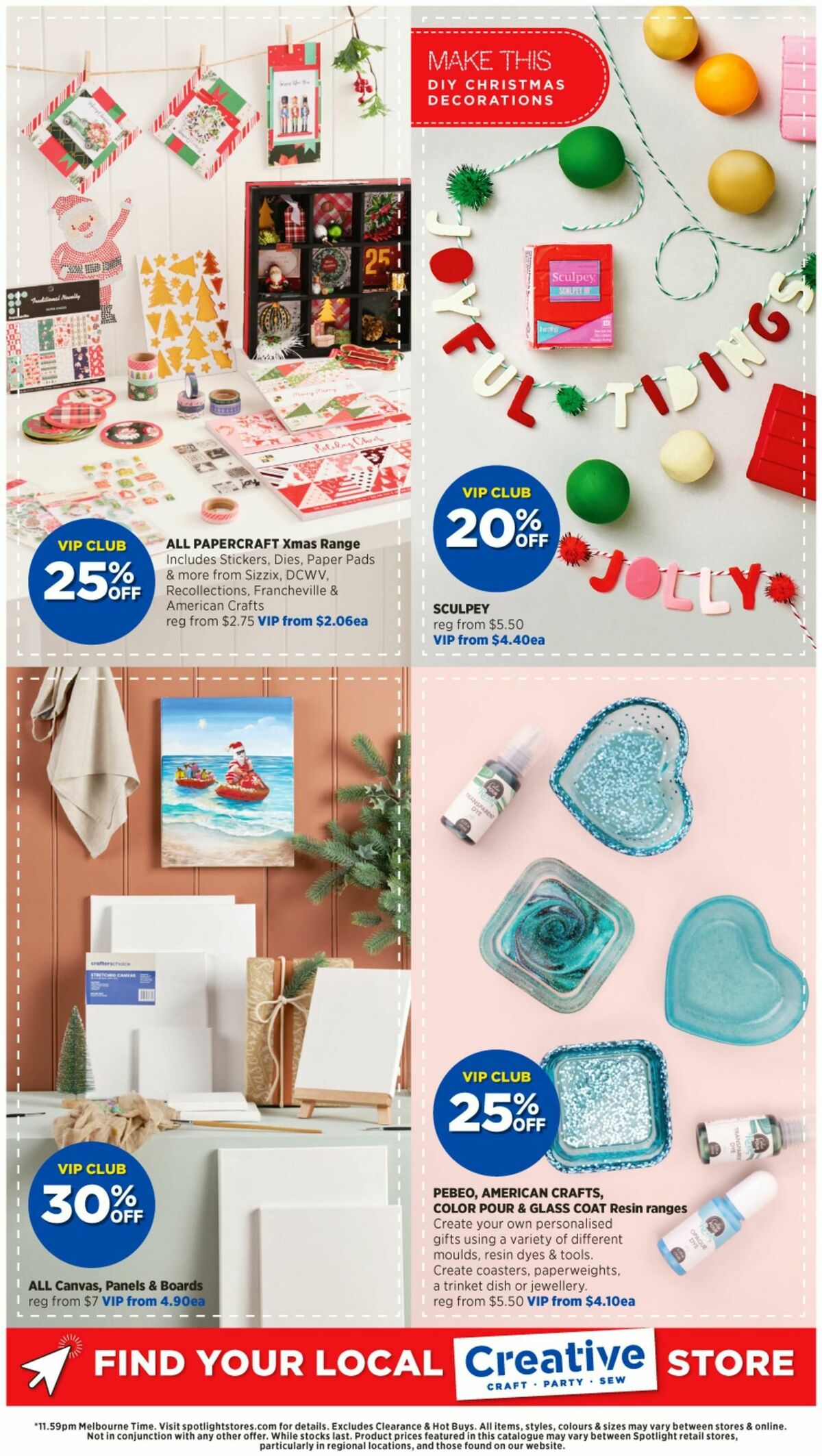 Spotlight VIP Creative Catalogues from 13 September