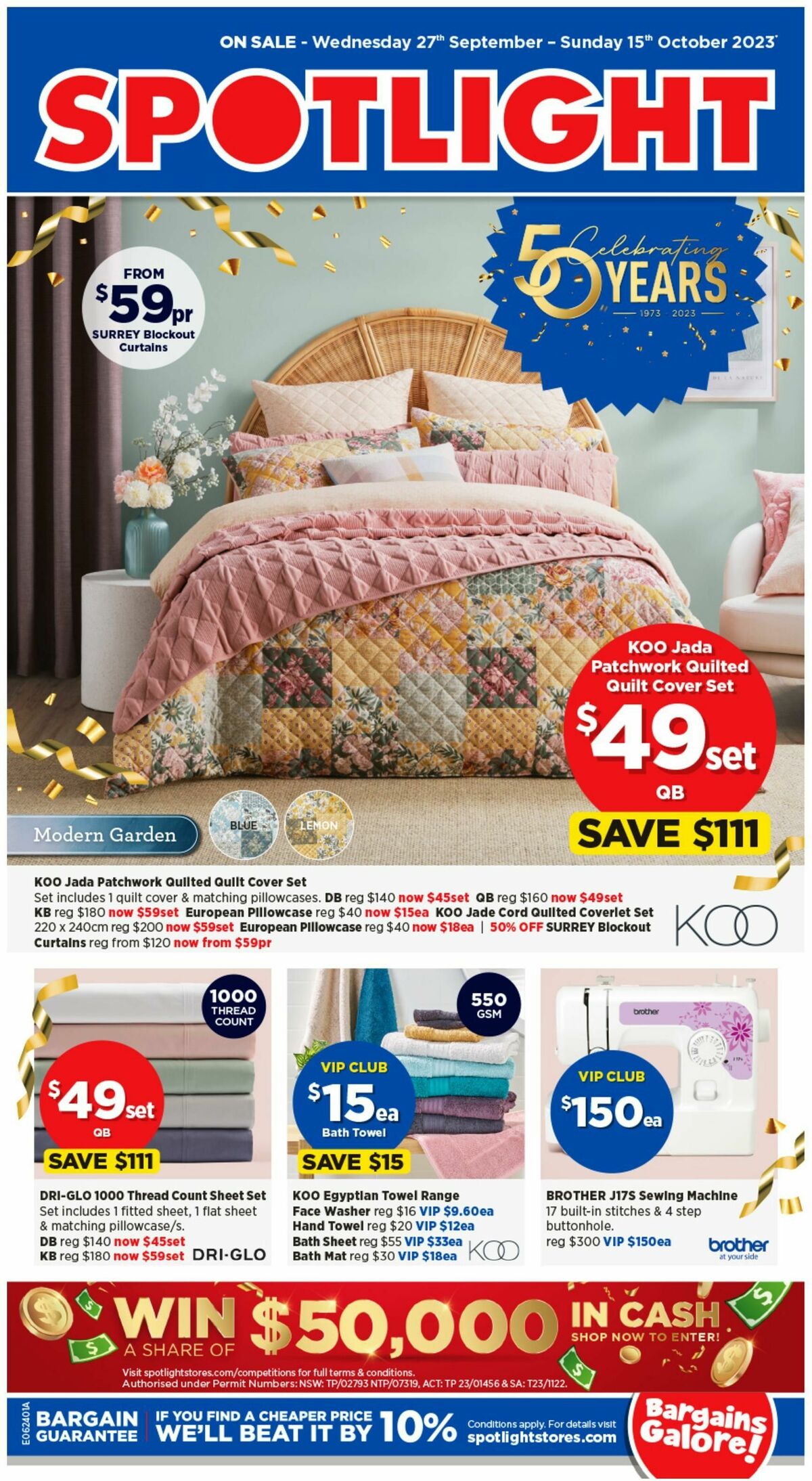 Spotlight Catalogues from 27 September