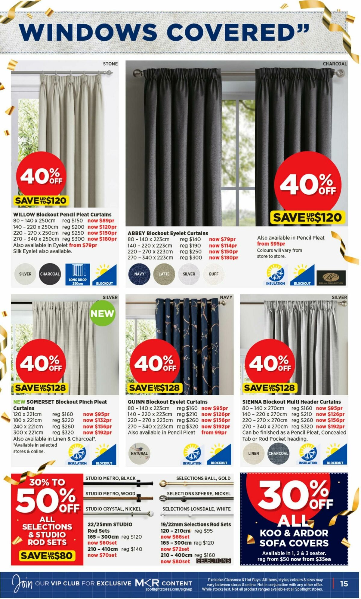 Spotlight Catalogues from 27 September