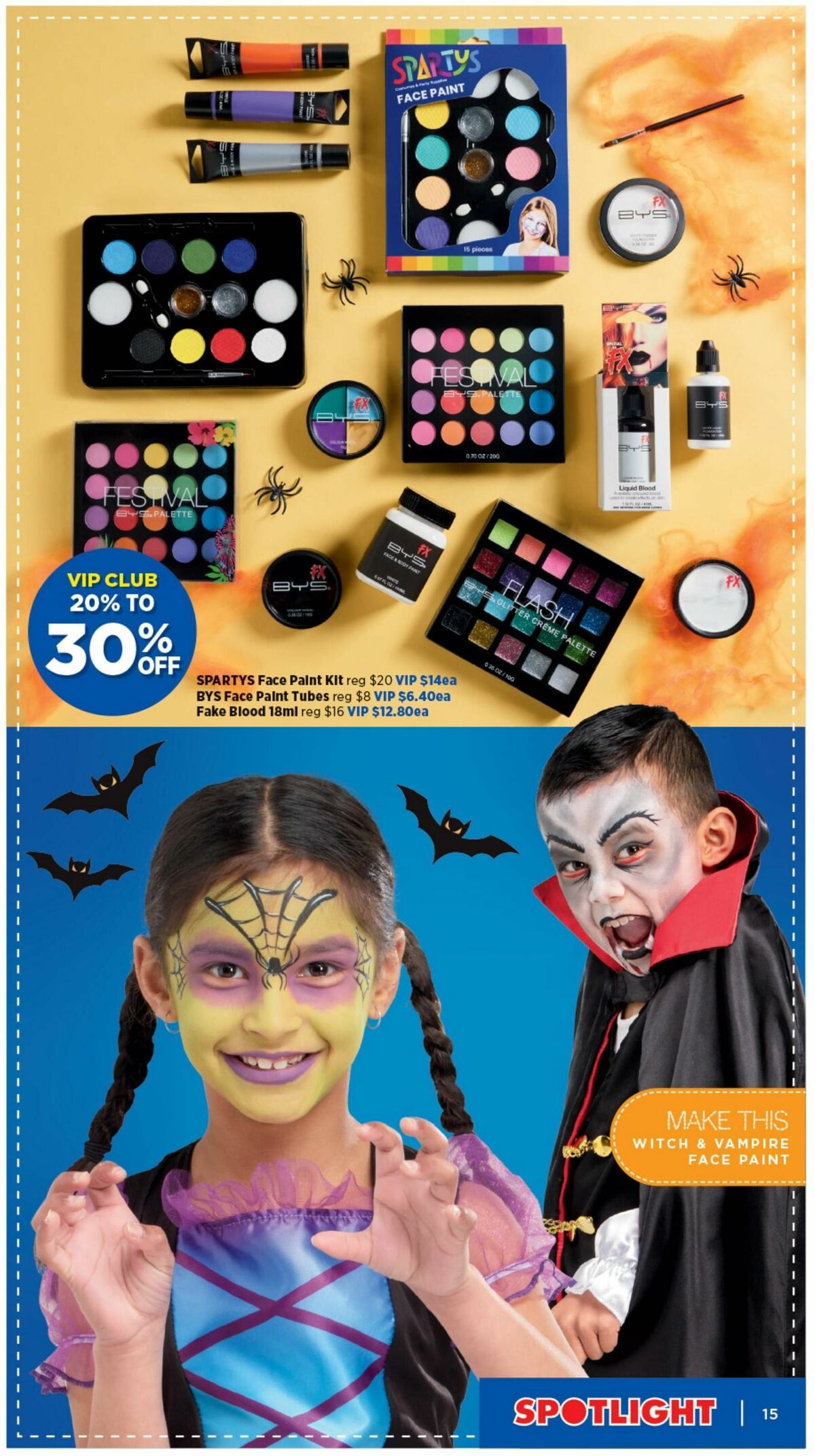 Spotlight VIP Creative Catalogues from 27 September