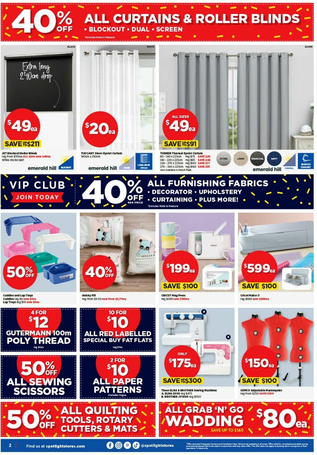 Spotlight Catalogues from 6 December