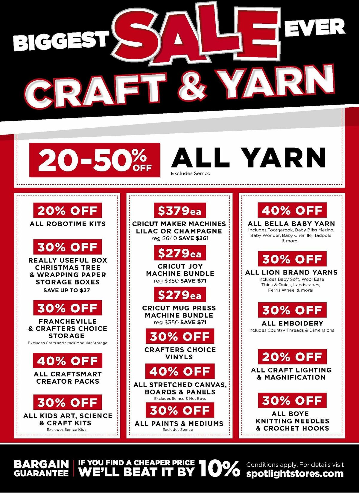 Spotlight Catalogues from 25 December