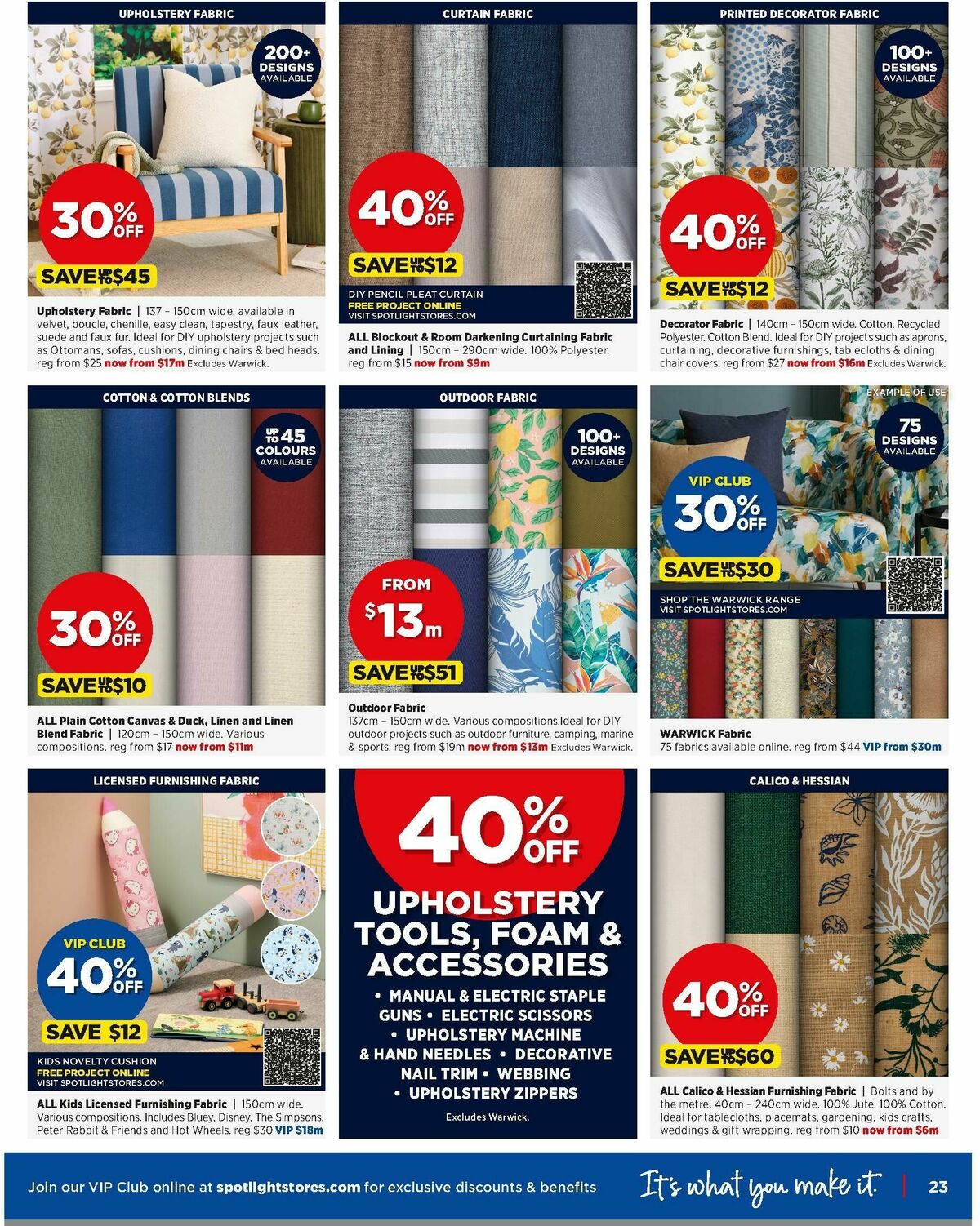 Spotlight Catalogues from 6 March