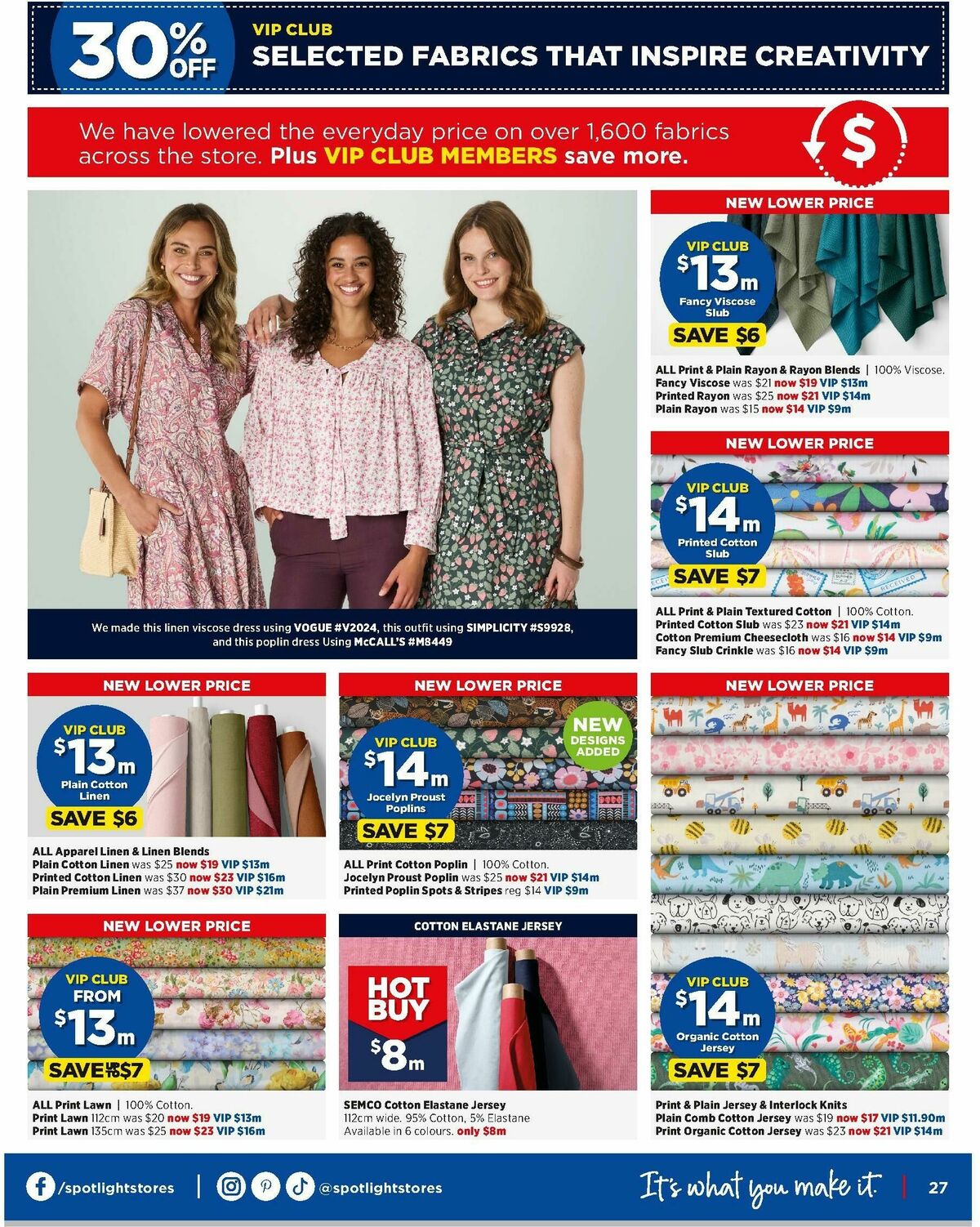 Spotlight Catalogues from 6 March