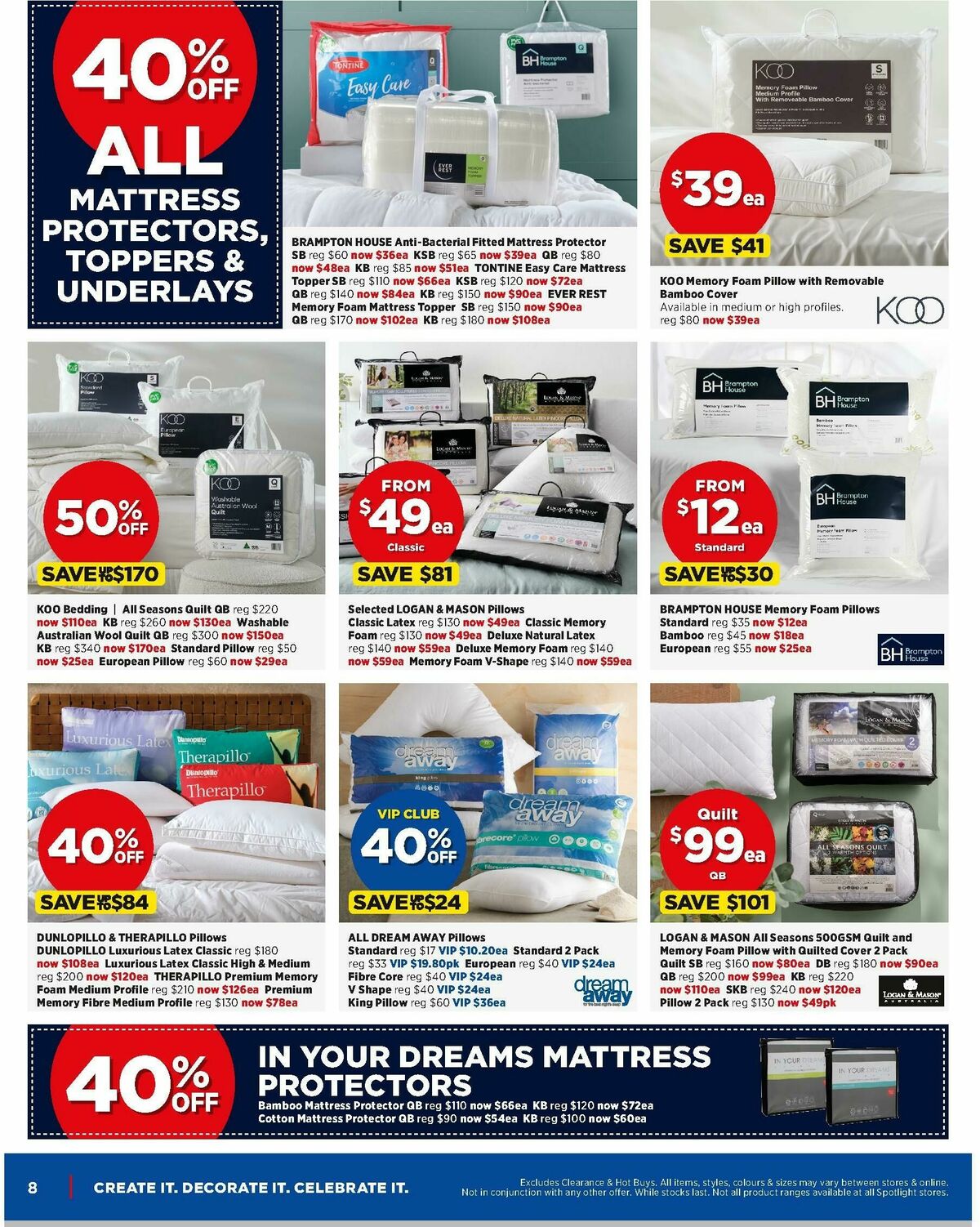 Spotlight Catalogues from 6 March