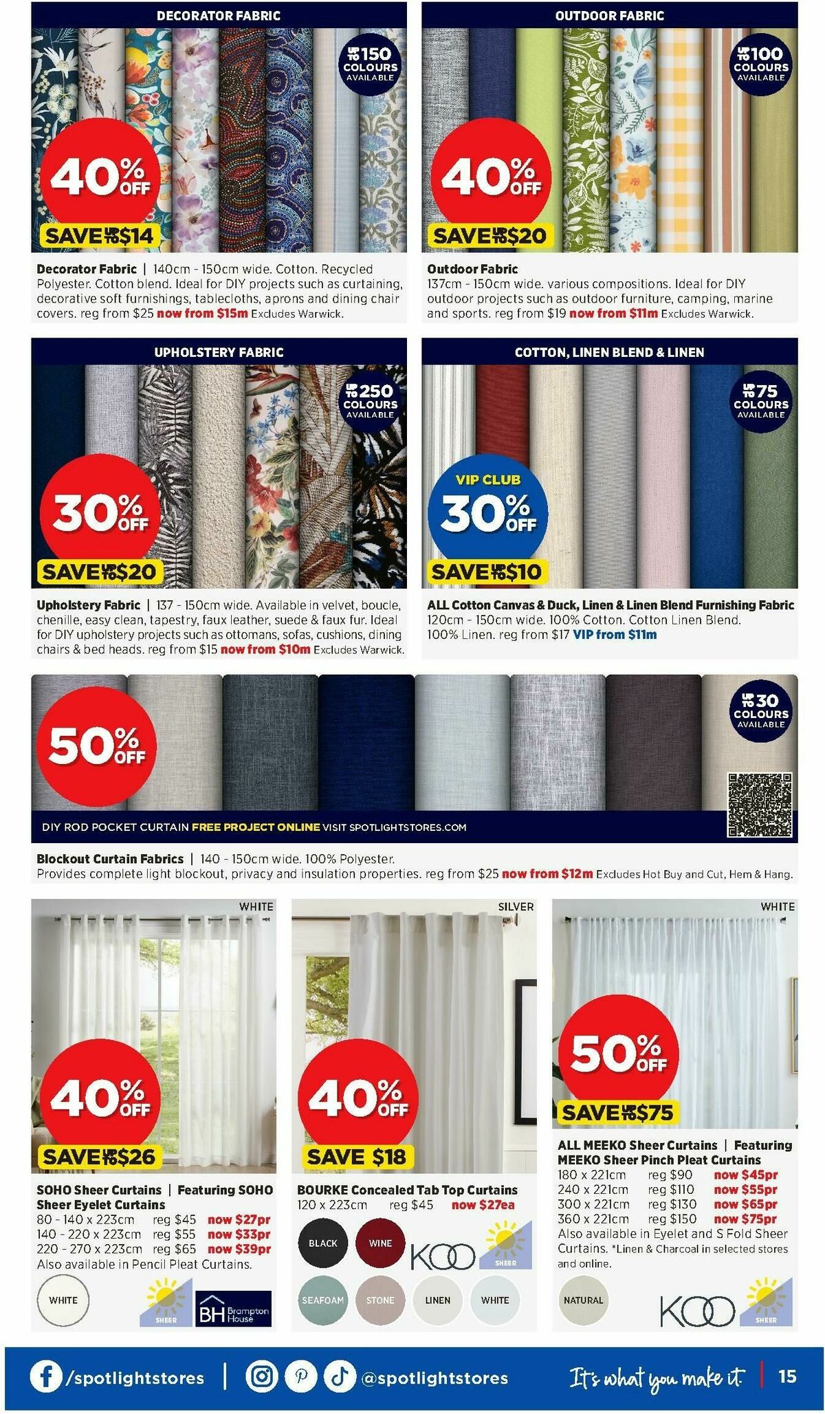 Spotlight Catalogues from 19 March