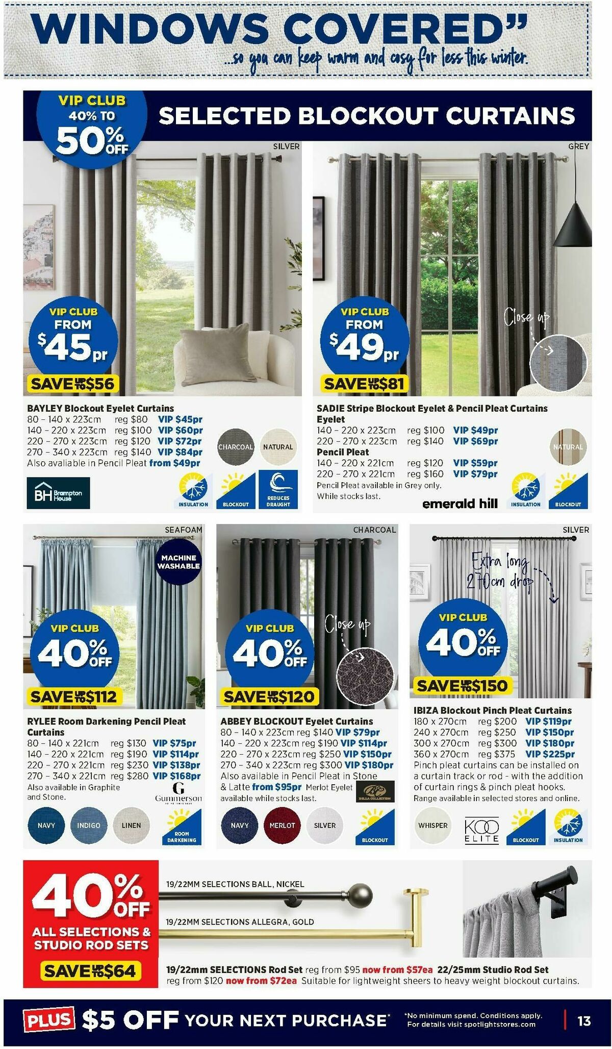 Spotlight Catalogues from 2 April