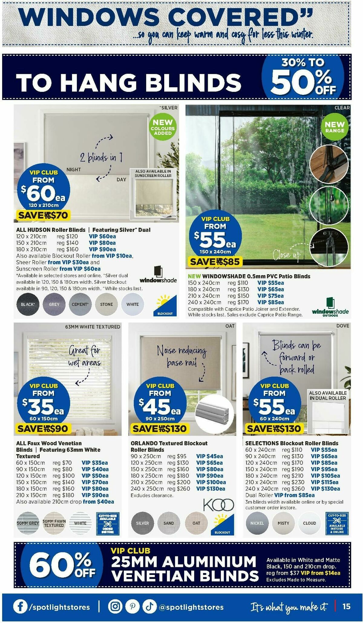 Spotlight Catalogues from 2 April