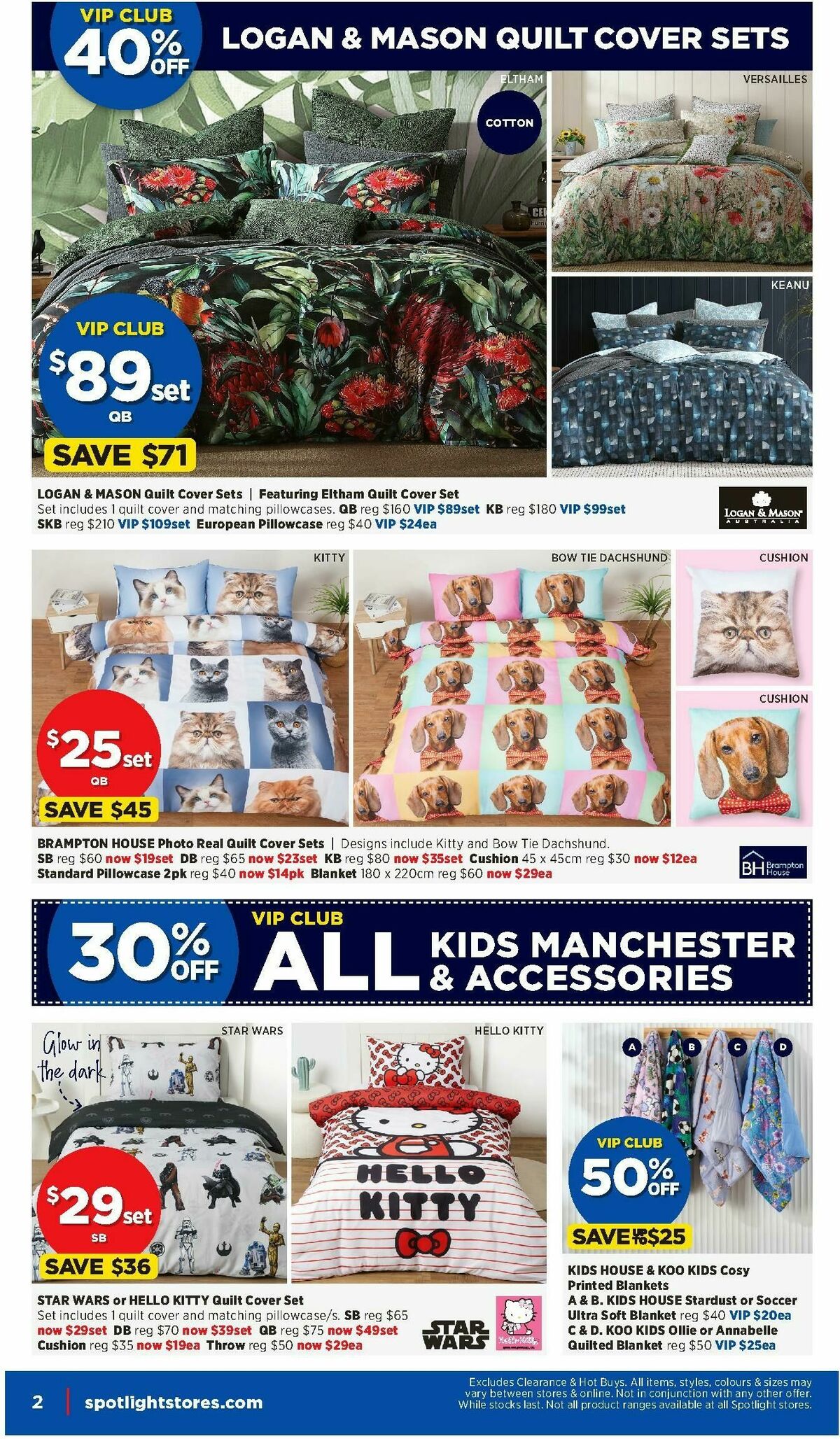 Spotlight Catalogues from 30 April