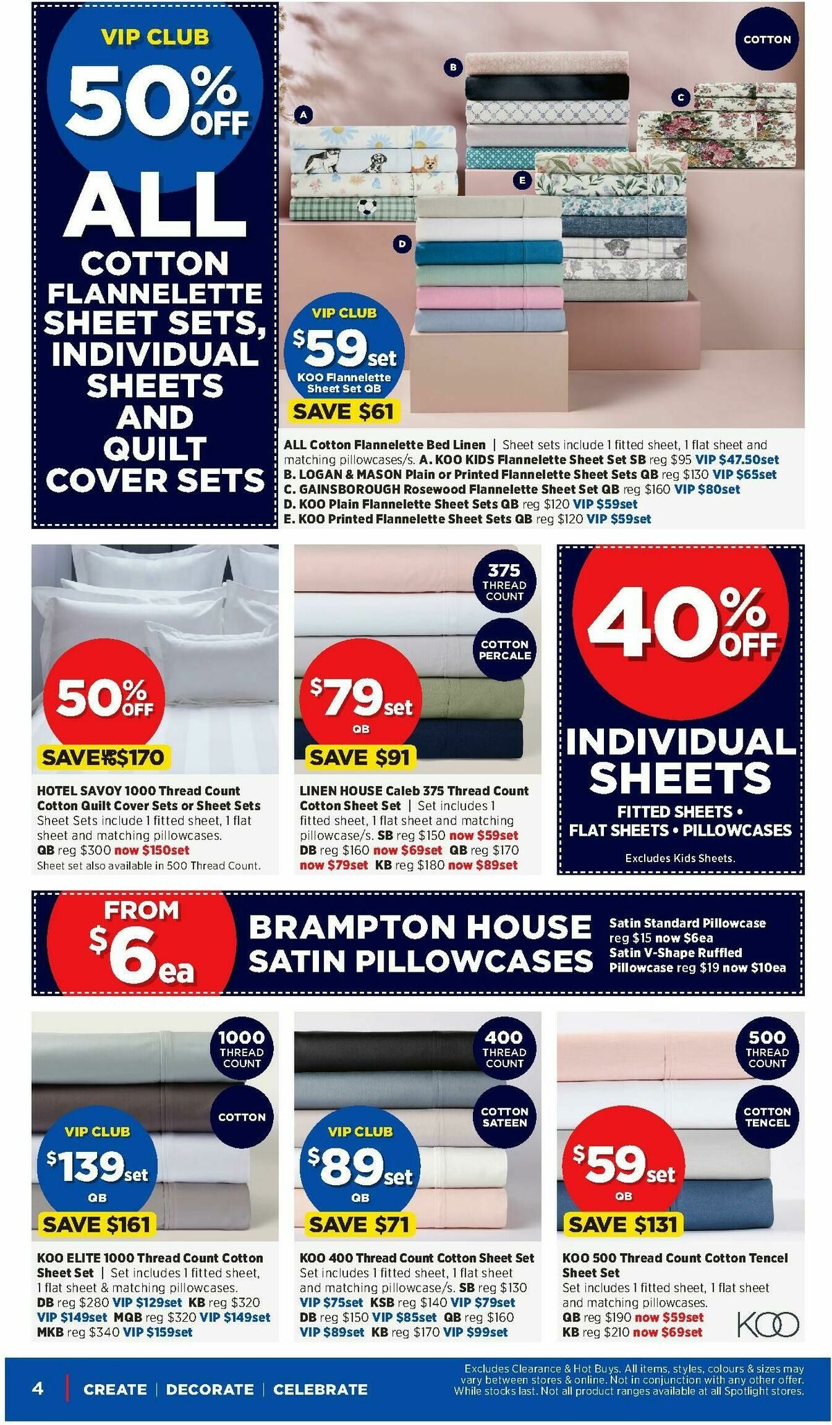 Spotlight Catalogues from 30 April