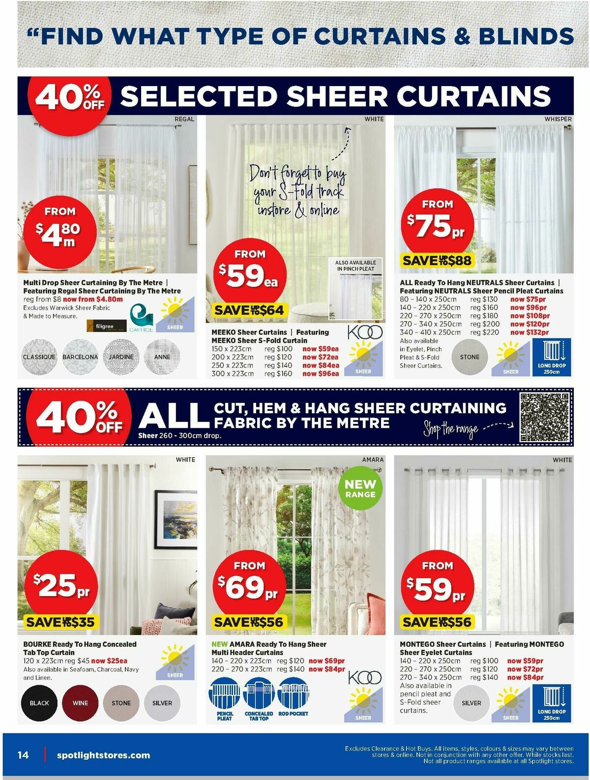 Spotlight Catalogues from 14 May