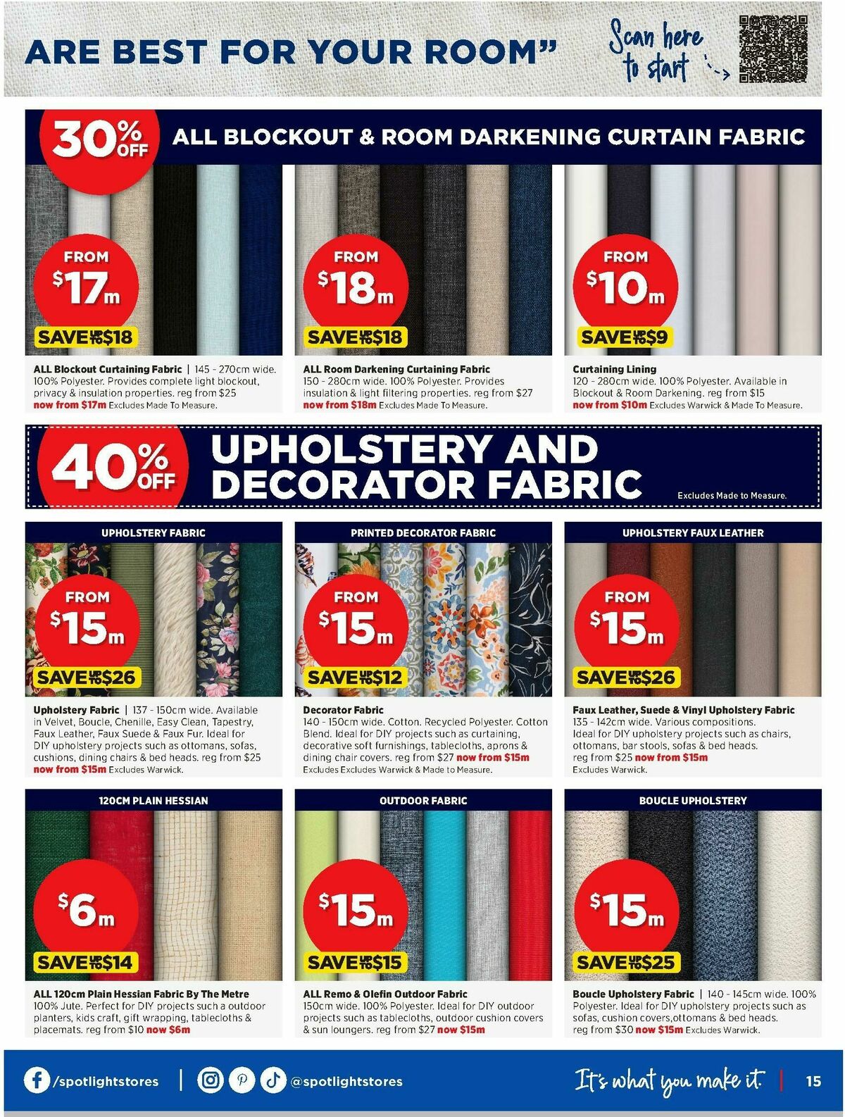 Spotlight Catalogues from 14 May