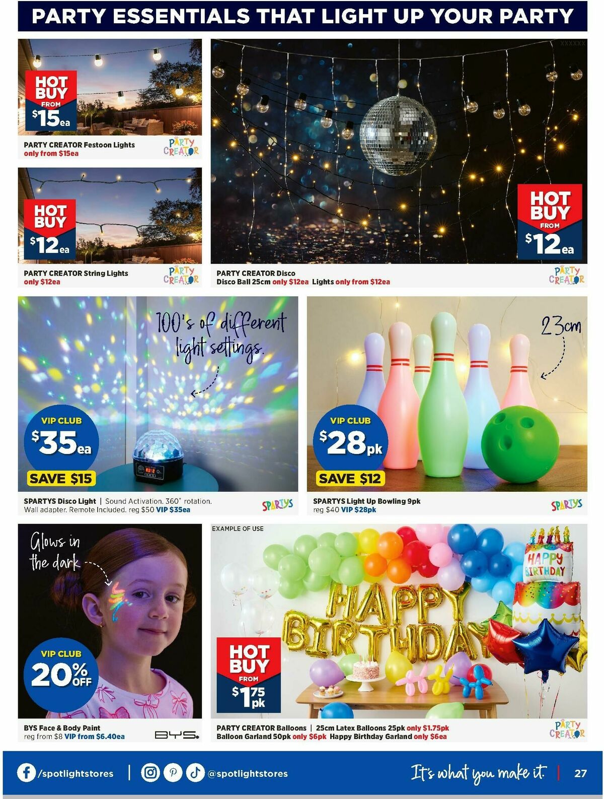 Spotlight Catalogues from 14 May