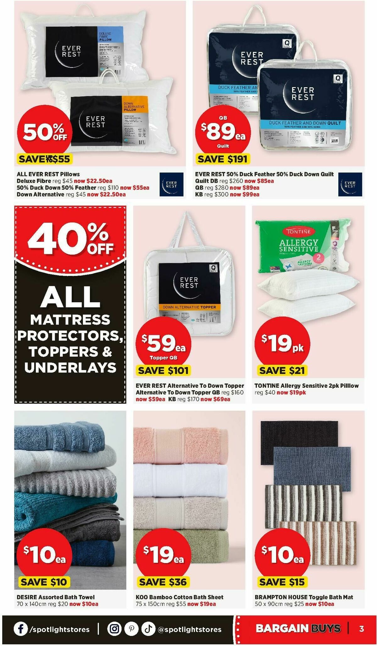 Spotlight Catalogues from 9 July