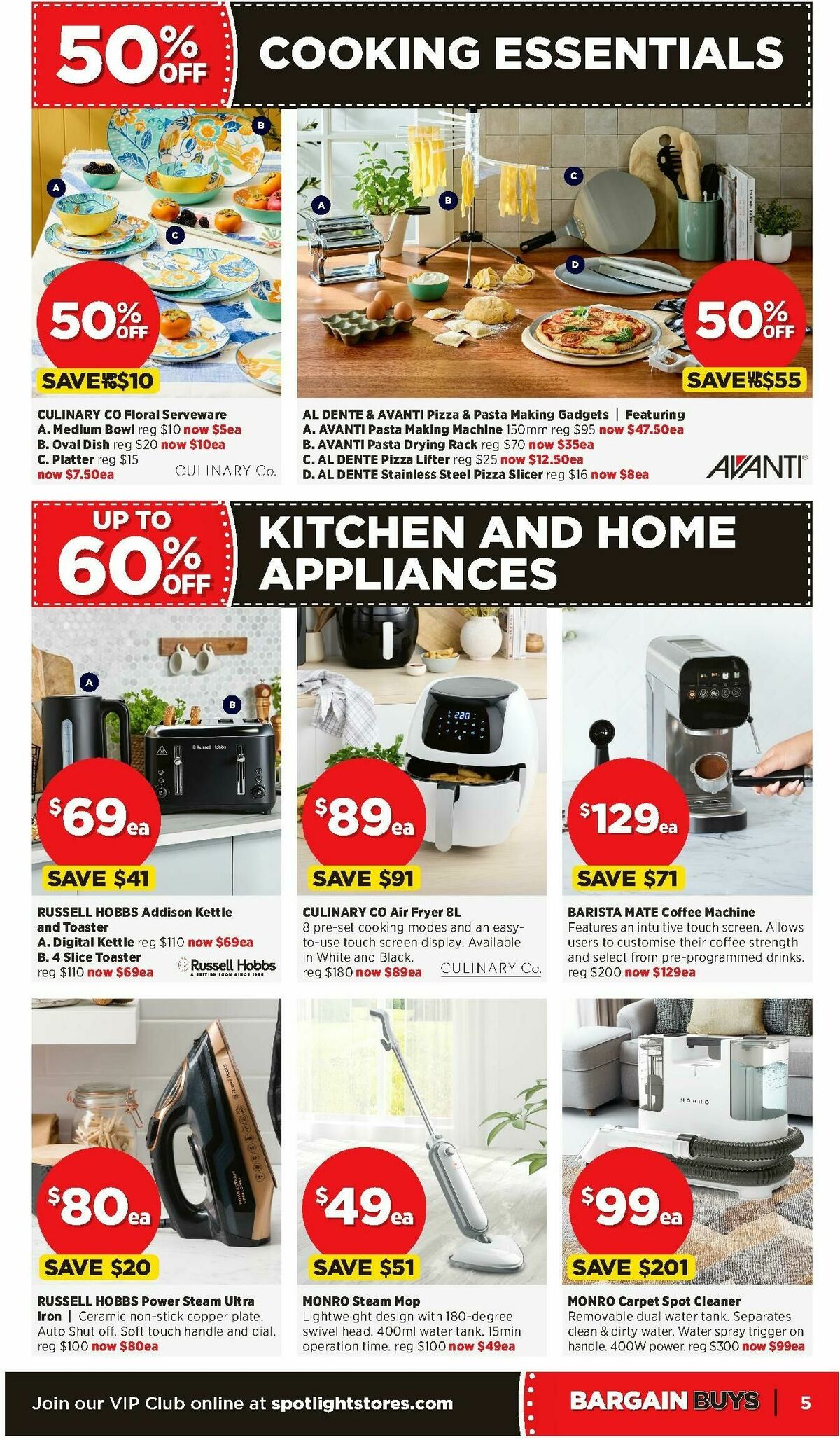 Spotlight Catalogues from 9 July