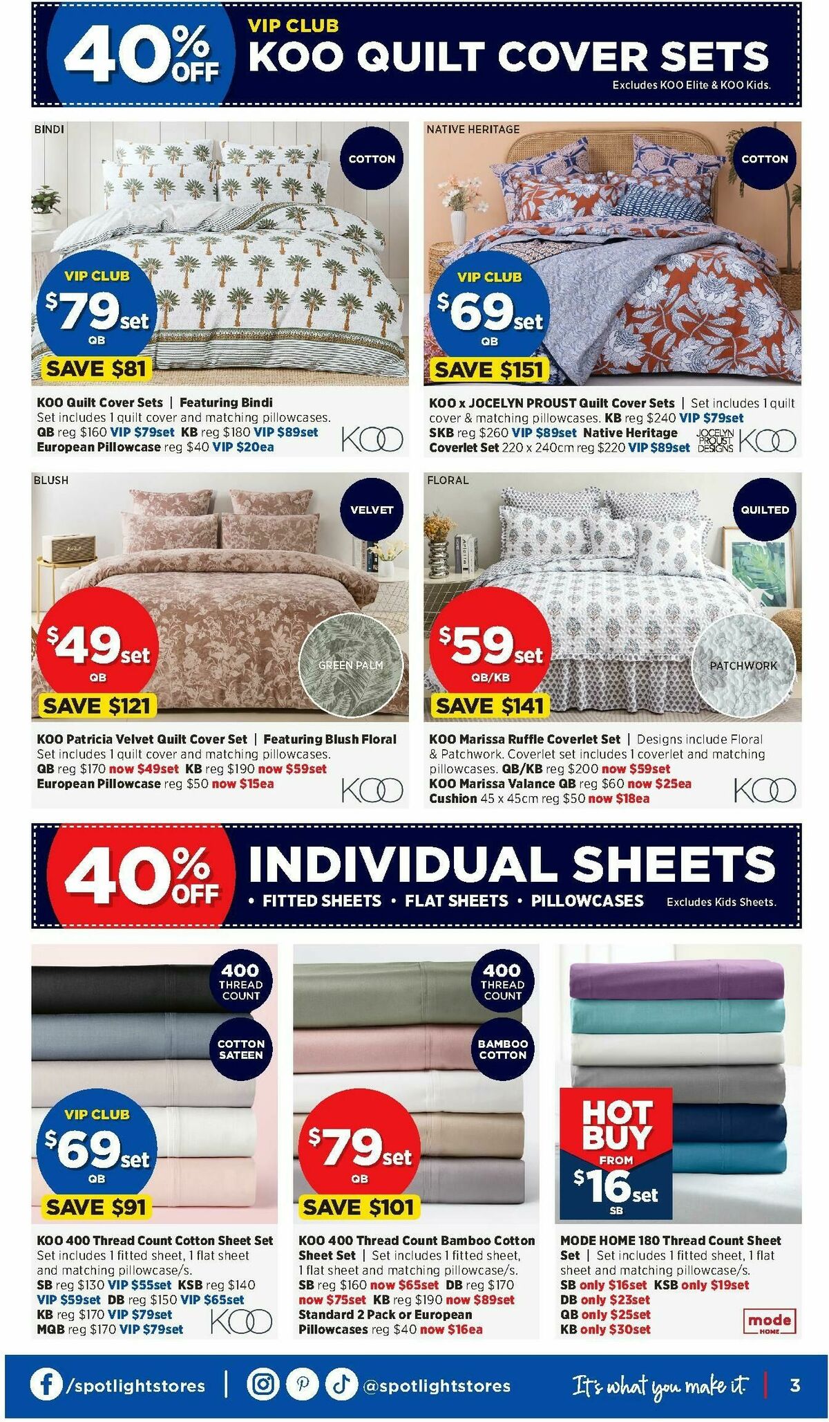 Spotlight Catalogues from 16 July