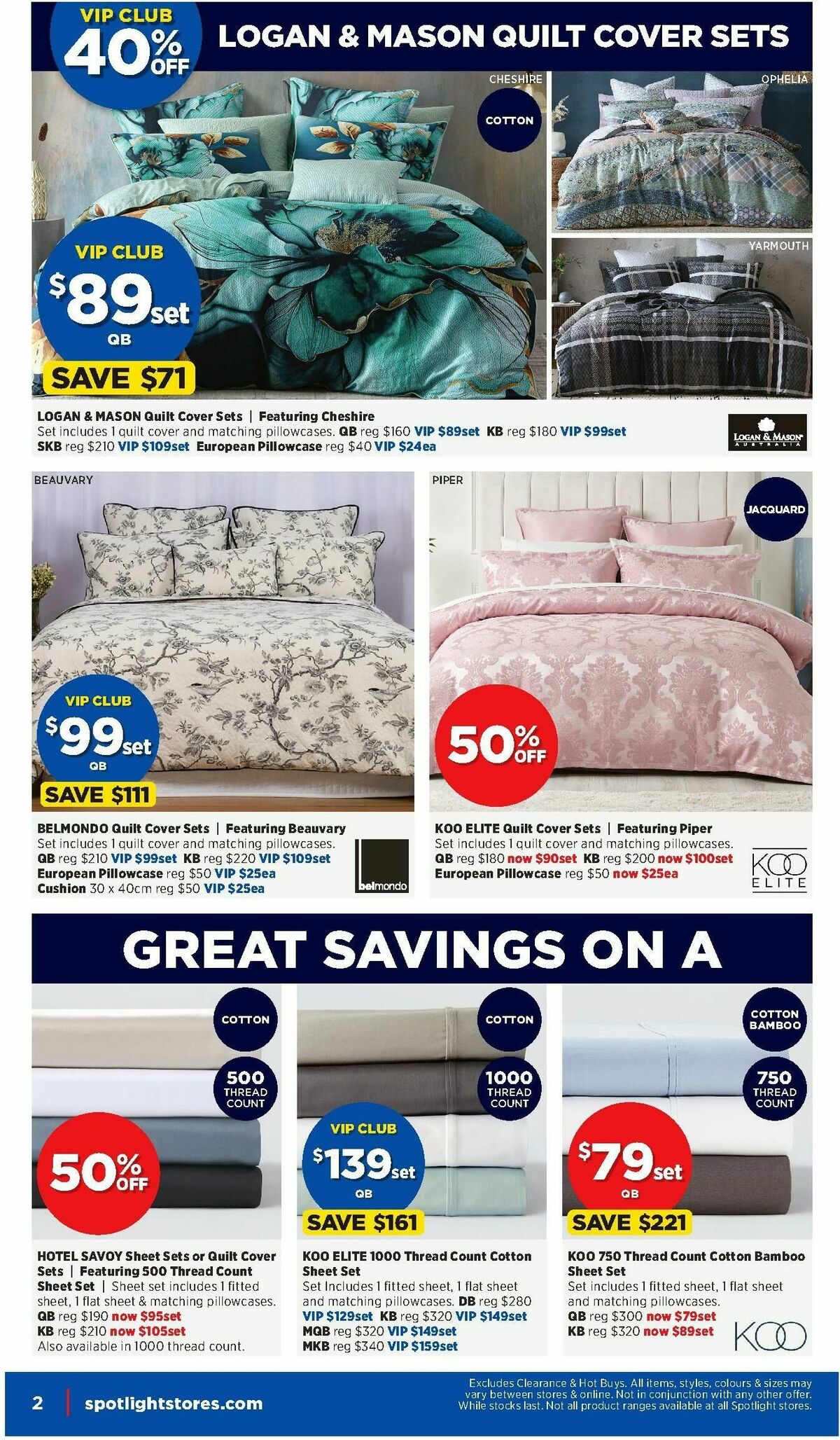 Spotlight Catalogues from 7 August