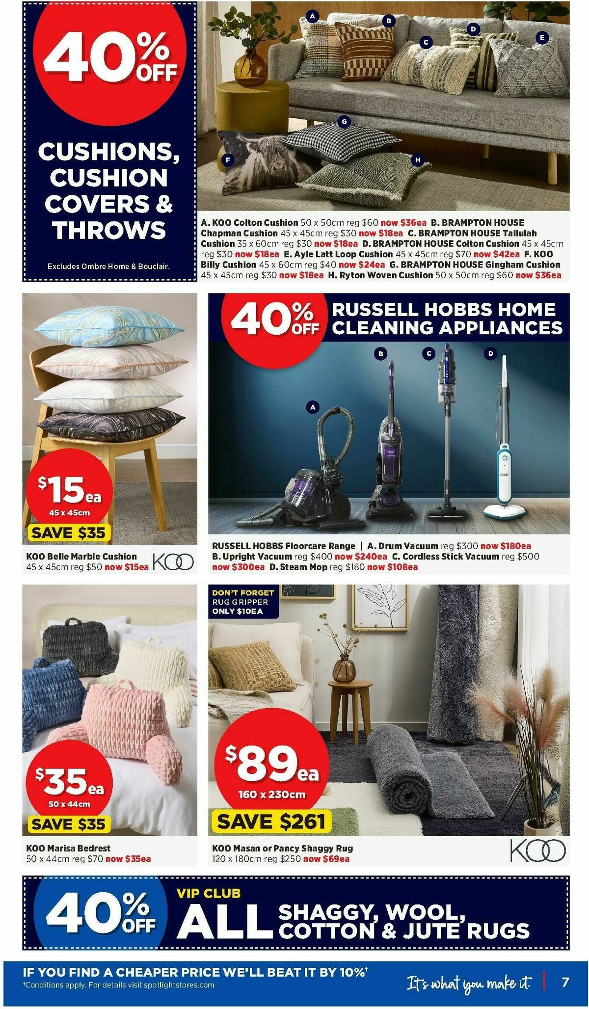 Spotlight Catalogues from 7 August