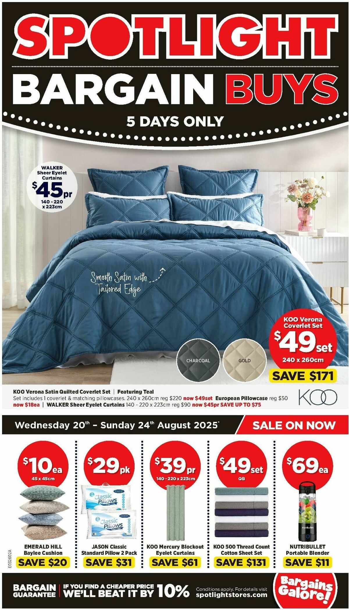 Spotlight Bargain Buys Catalogues from 20 August