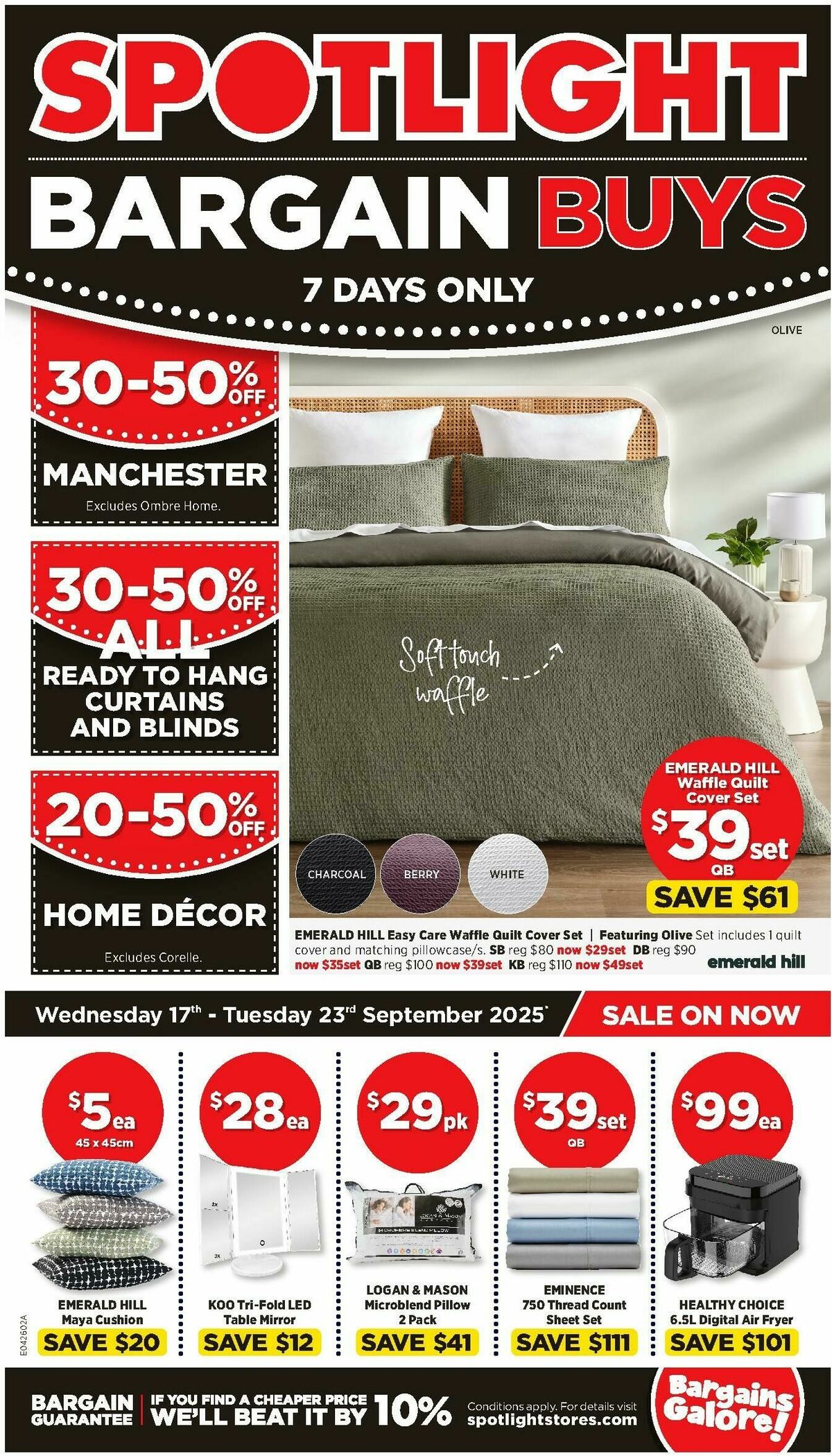 Spotlight Catalogues from 17 September