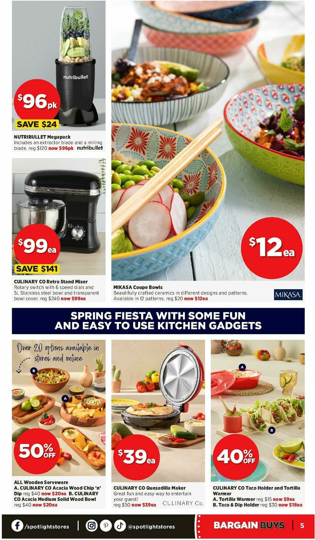 Spotlight Catalogues from 17 September