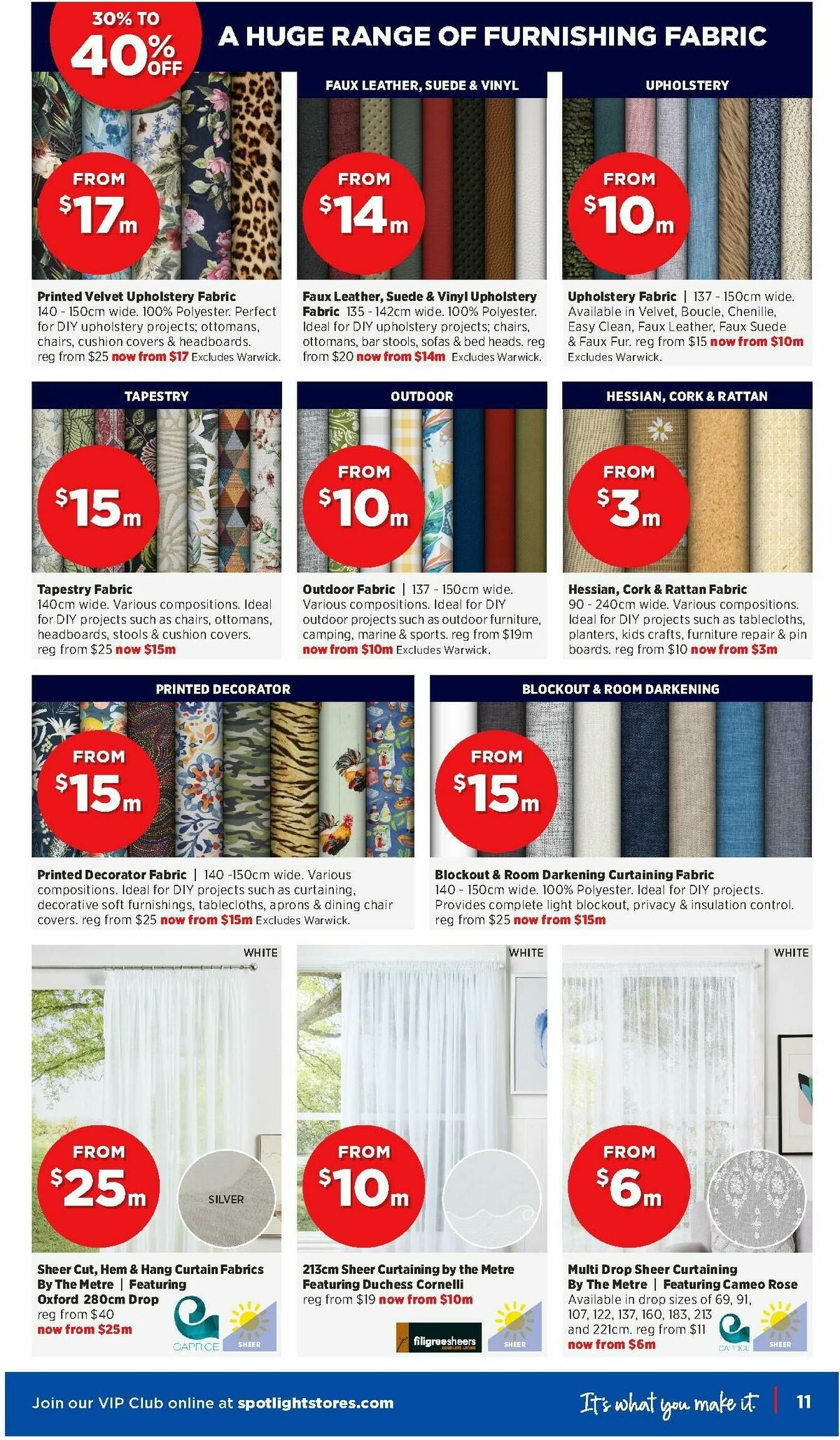 Spotlight Catalogues from 24 September