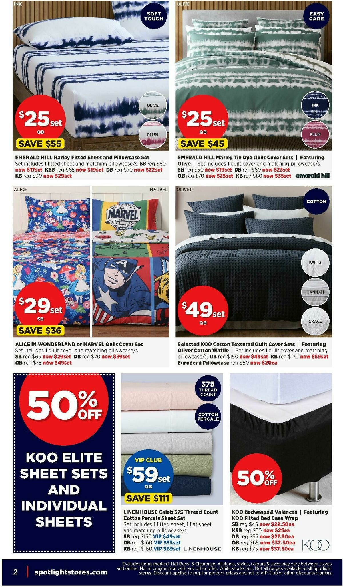 Spotlight Catalogues from 8 October