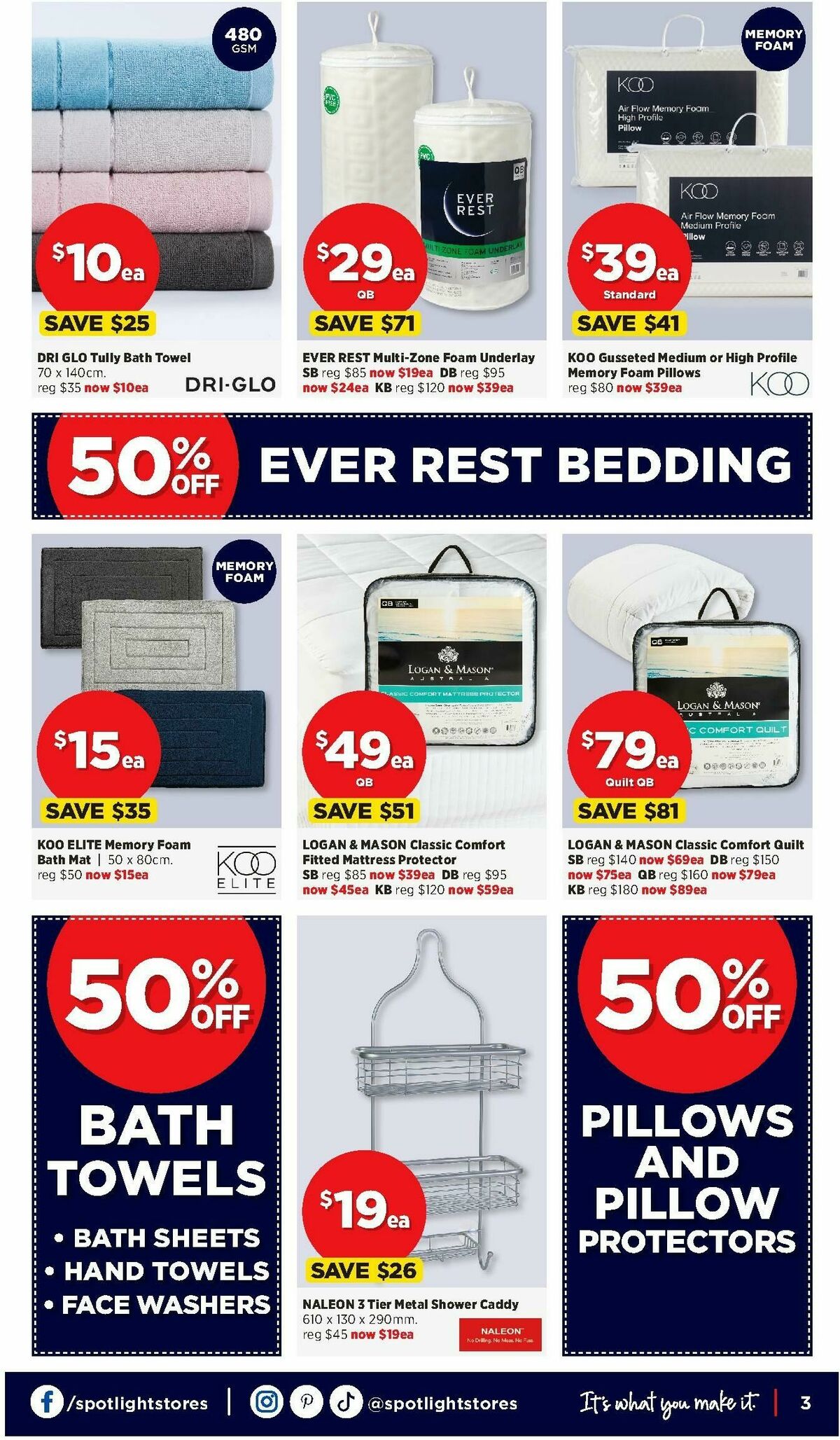 Spotlight Catalogues from 8 October