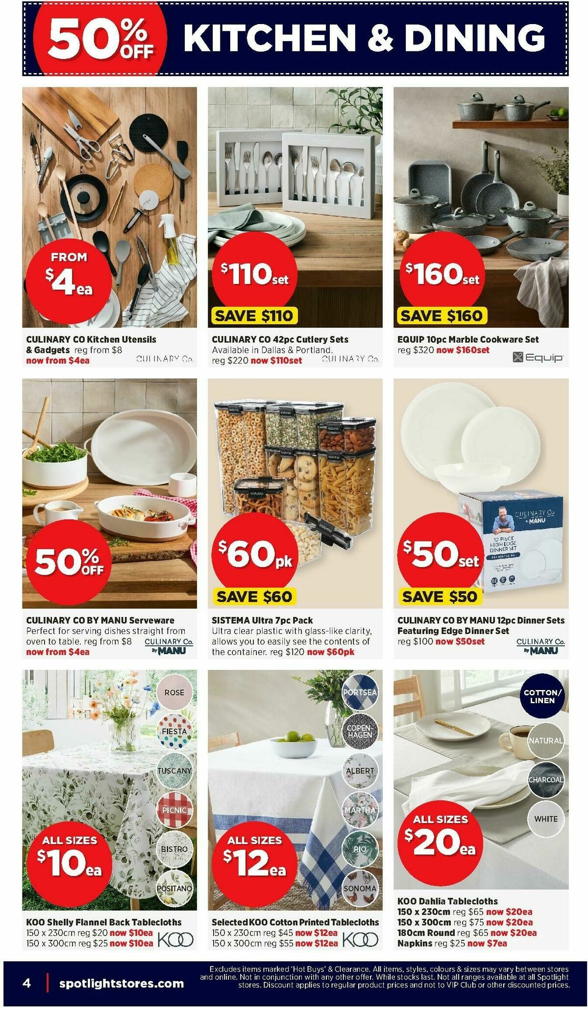 Spotlight Catalogues from 8 October