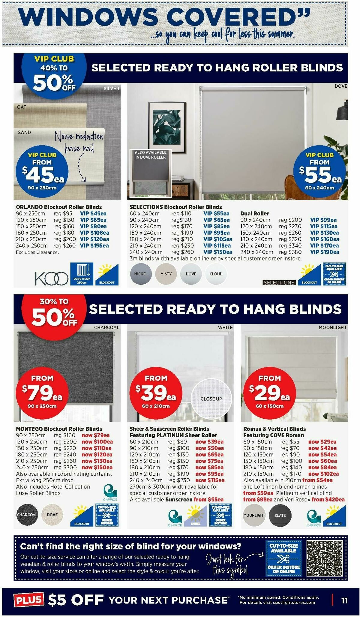 Spotlight Catalogues from 15 October