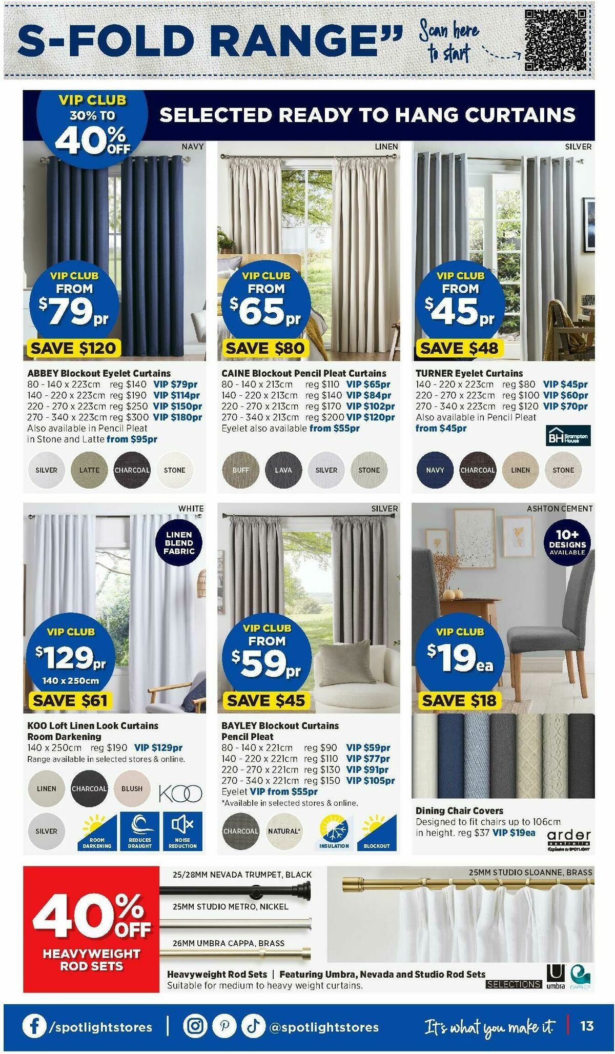 Spotlight Catalogues from 15 October