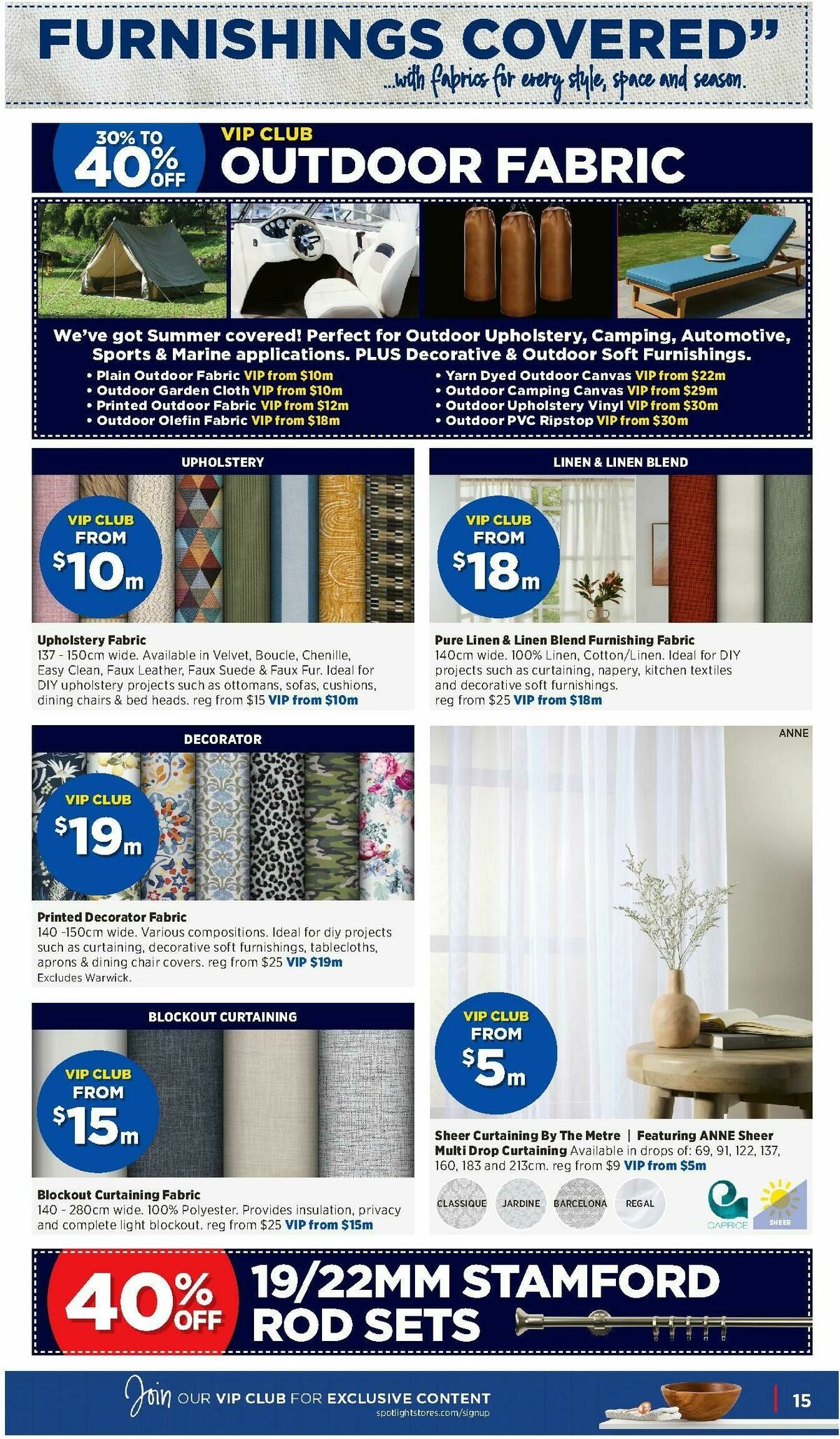 Spotlight Catalogues from 15 October