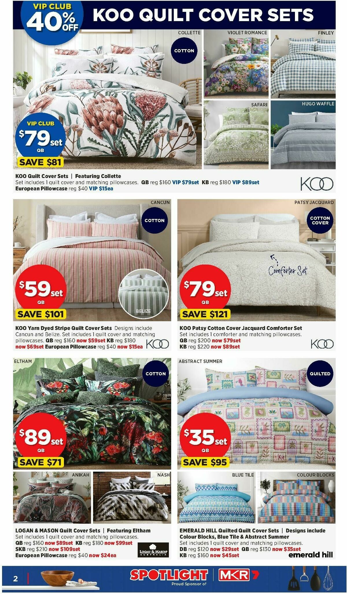 Spotlight Catalogues from 15 October