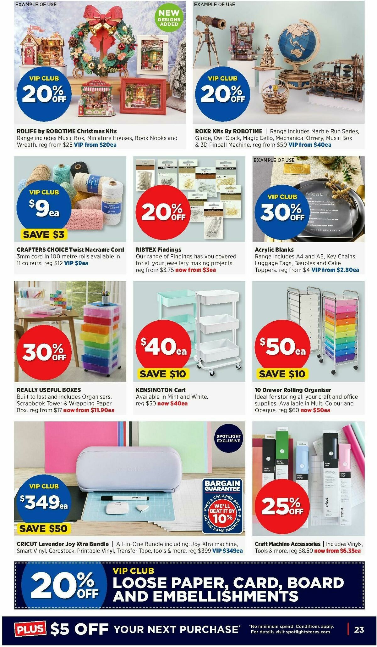 Spotlight Catalogues from 15 October