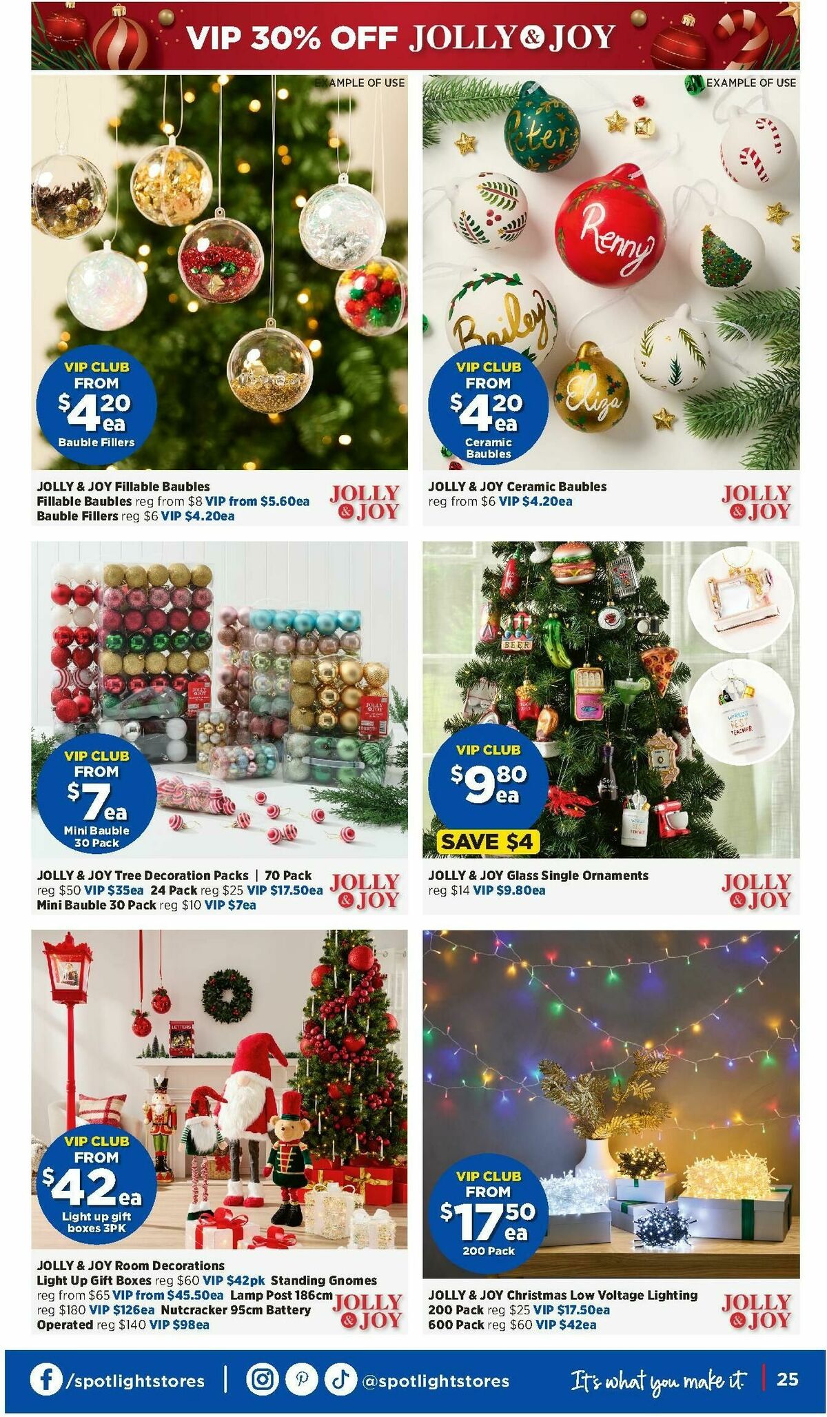 Spotlight Catalogues from 15 October