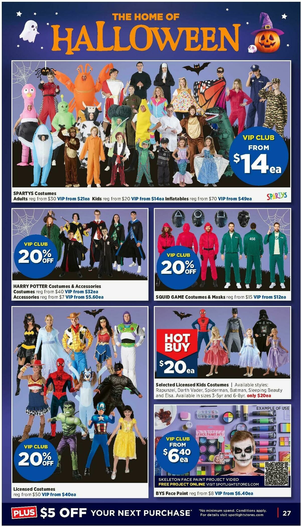 Spotlight Catalogues from 15 October