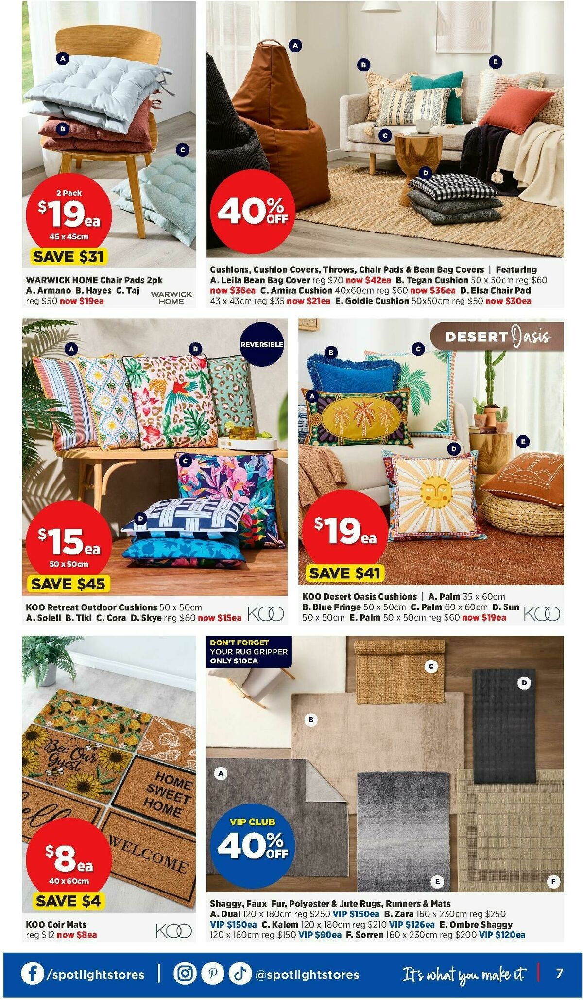 Spotlight Catalogues from 15 October