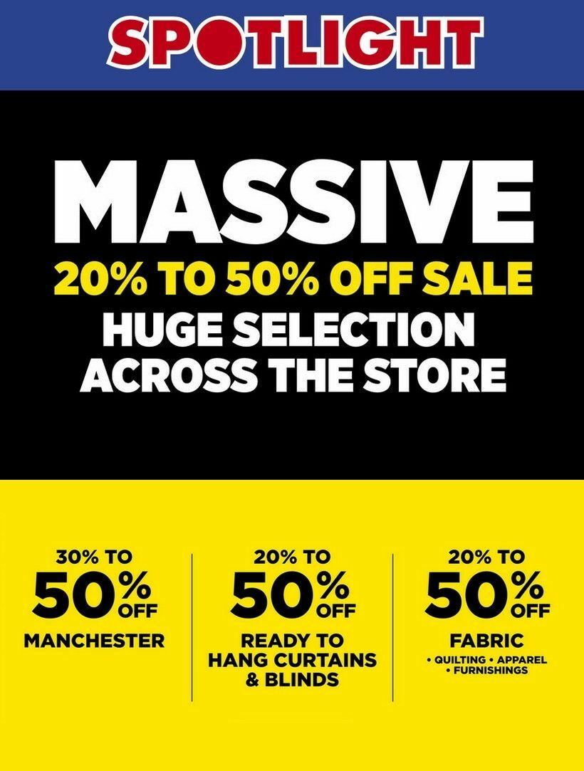 Spotlight Catalogues from 3 November