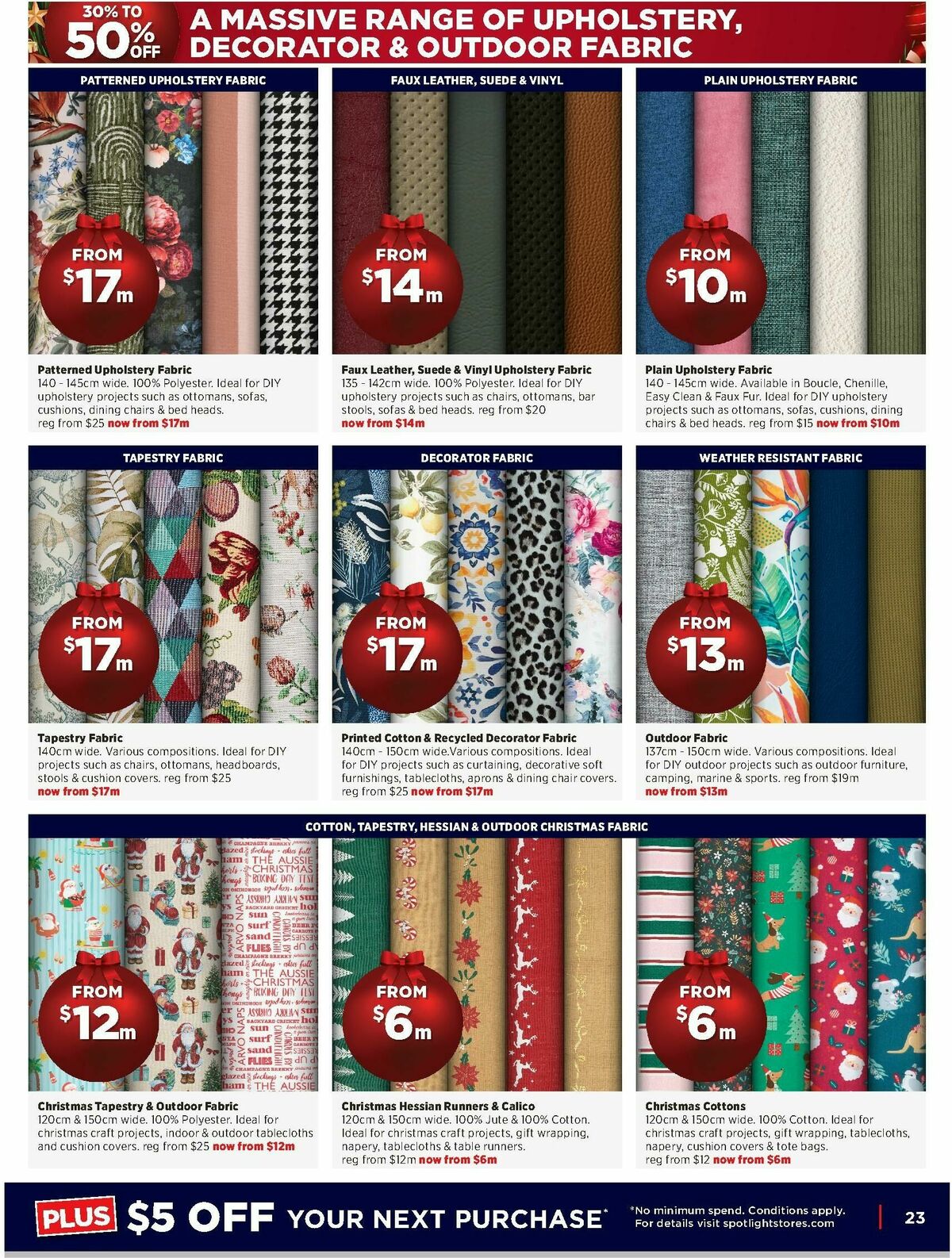 Spotlight Catalogues from 12 November