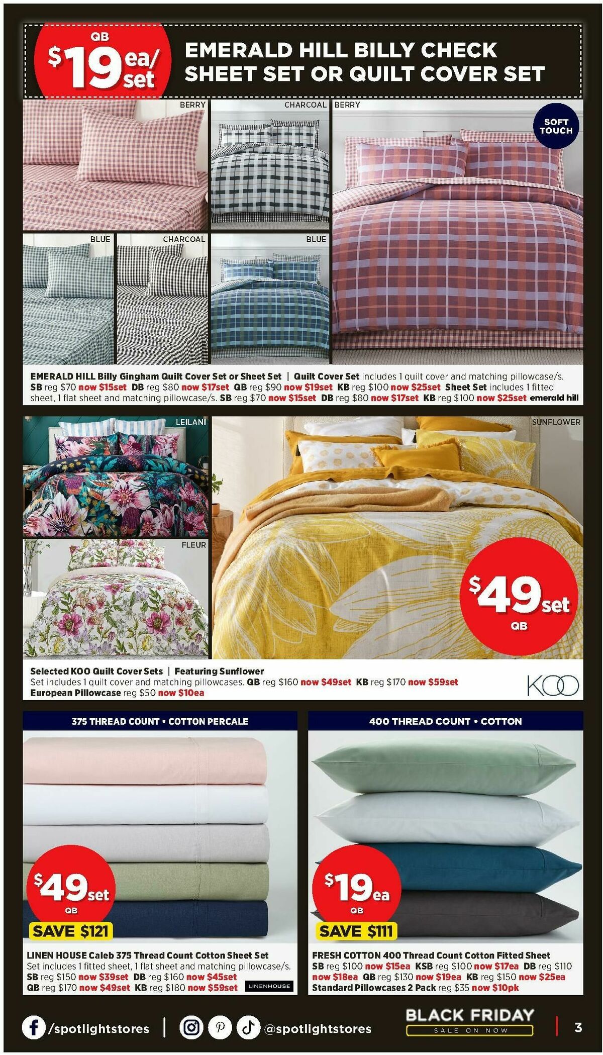 Spotlight Black Friday Catalogues from 24 November